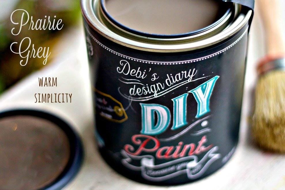 Prarie Grey /DIY Paint Co All Clay Paint by Debi's Design Diary - Warm Grey Brown Clay Paint