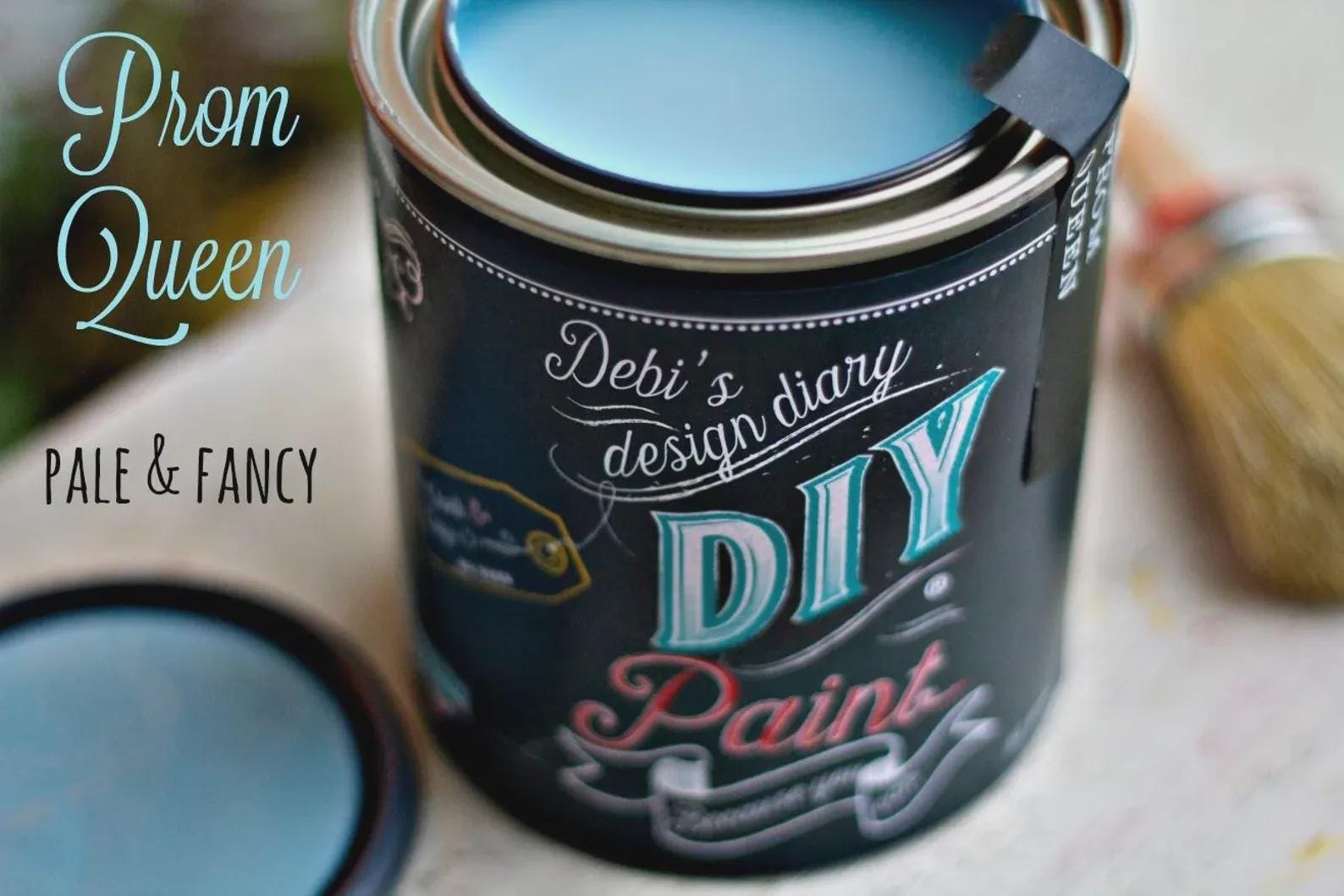 Prom Queen /DIY Paint Co All Clay Paint by Debi's Design Diary - Soft Blue Matte Clay Paint