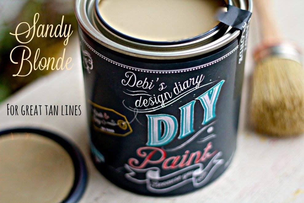 Sandy Blonde by Debi's Design Diary DIY Paint Co - Warm Beige Matte Clay Paint
