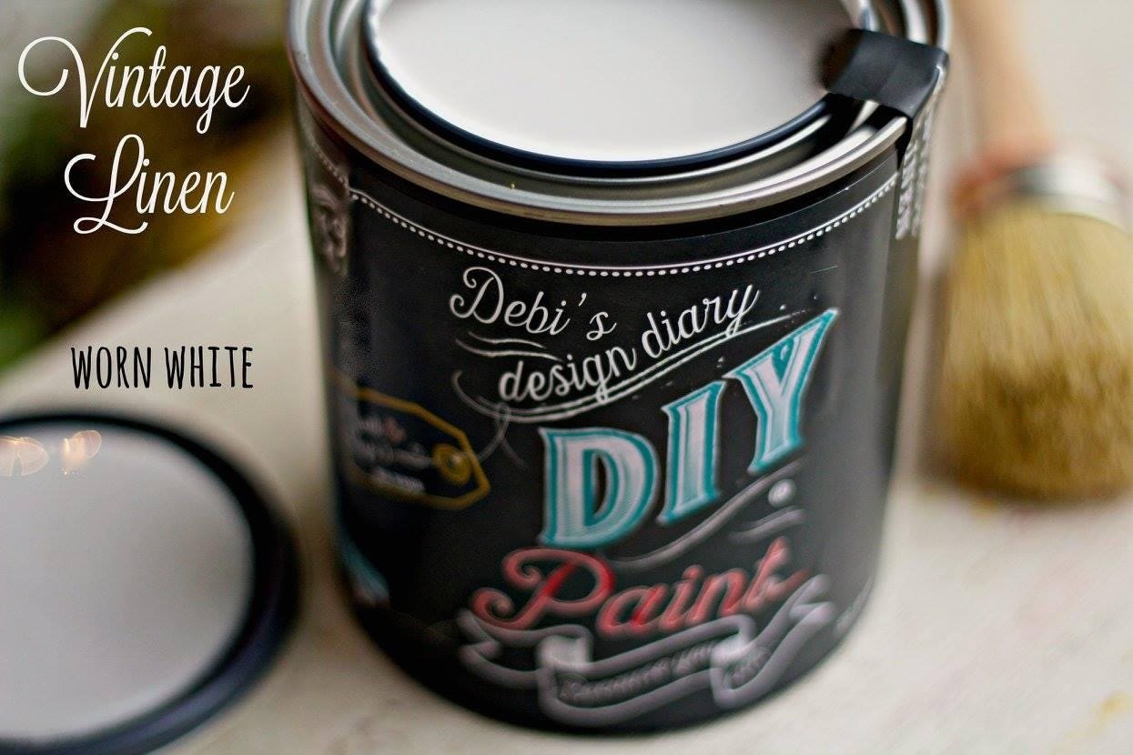 Vintage Linen /DIY Paint Co All Clay Paint by Debi's Design Diary