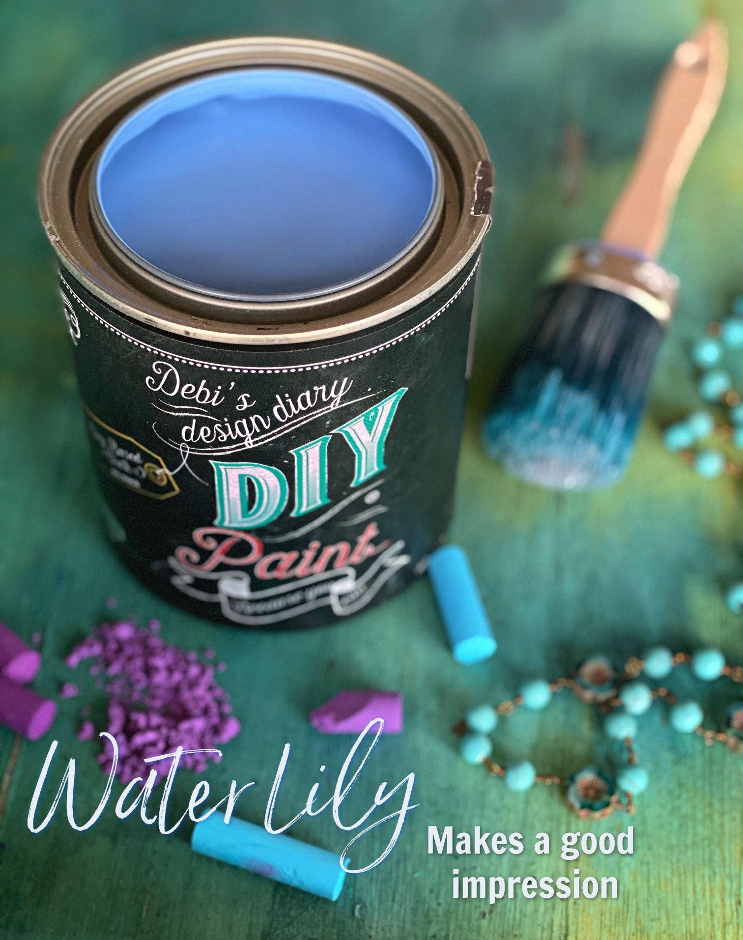 Water Lily DIY Paint by Debi’s Design Diary – Periwinkle Blue Matte Clay Paint