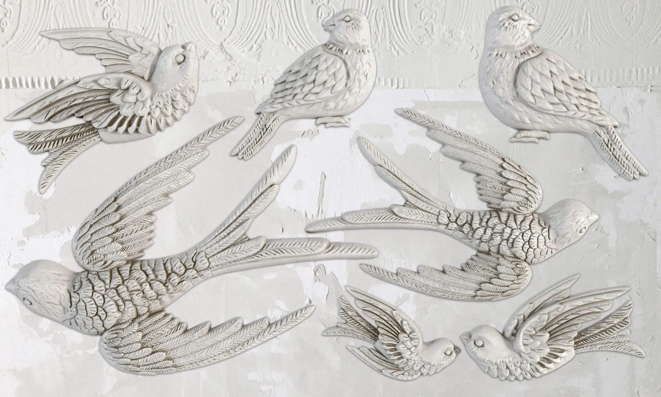 Birdsong IOD Mould 6 x 10