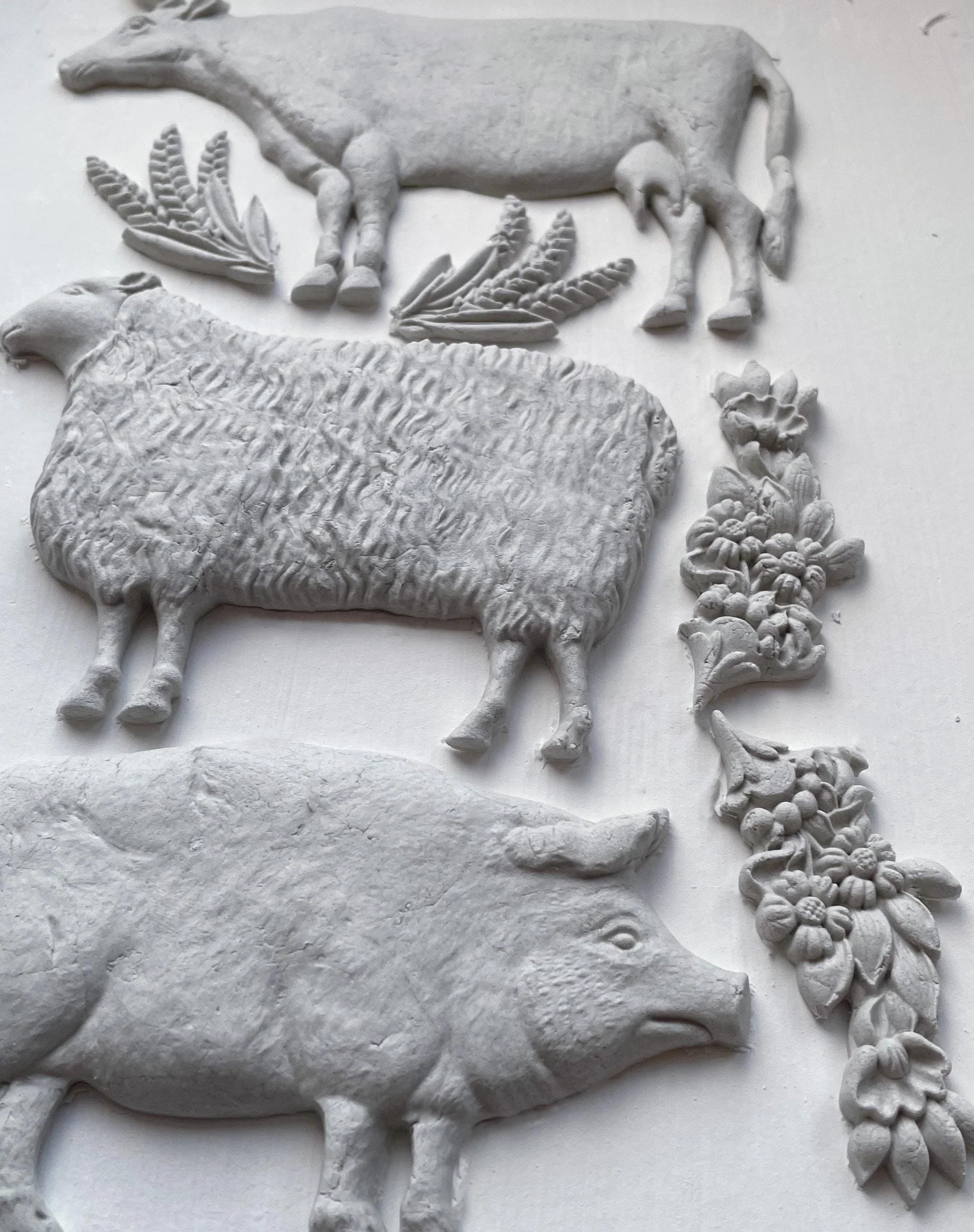 Village Market IOD Mould 6 x 10
