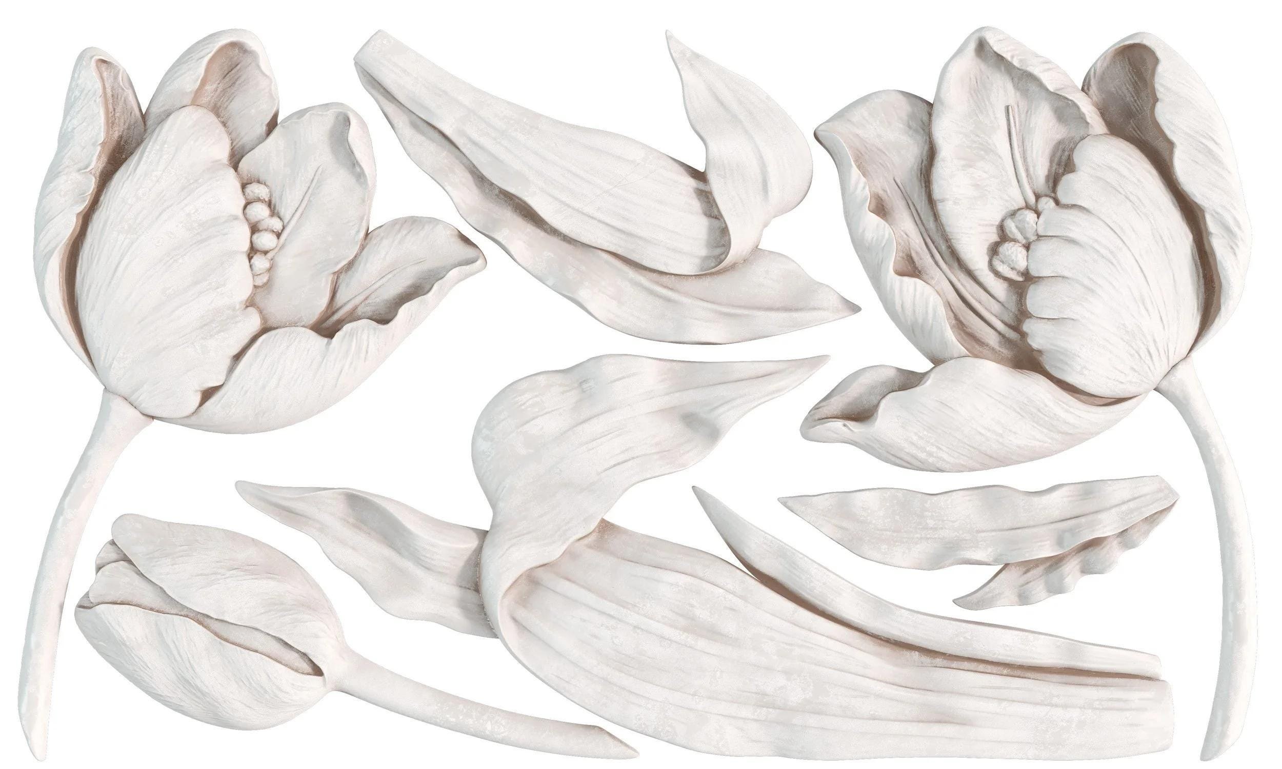 Tulips IOD Mould 6 x 10