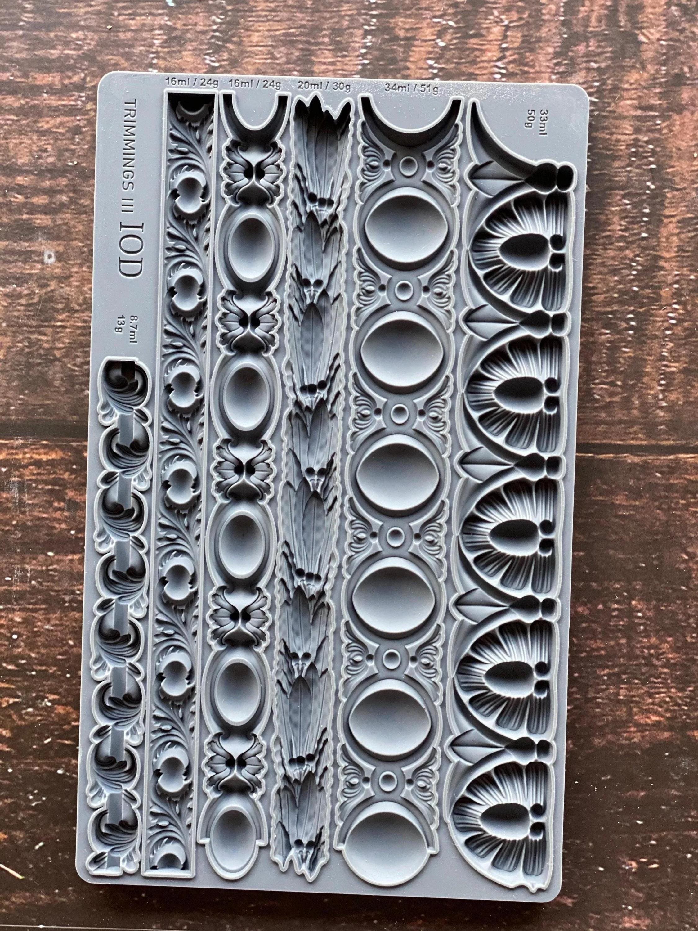 Trimmings 3 IOD Mould, 6" x 10"