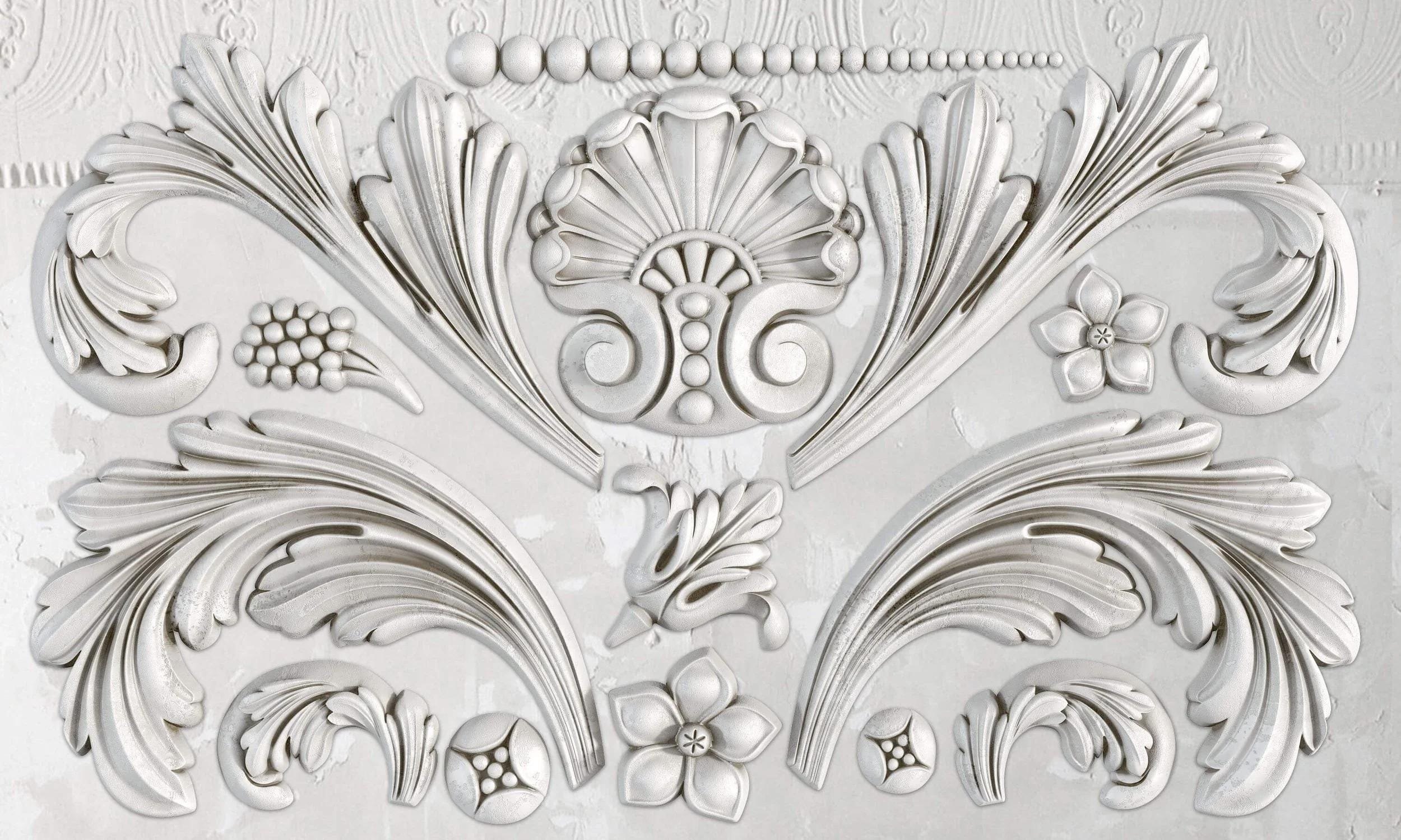 Acanthus IOD Mould 6 x 10