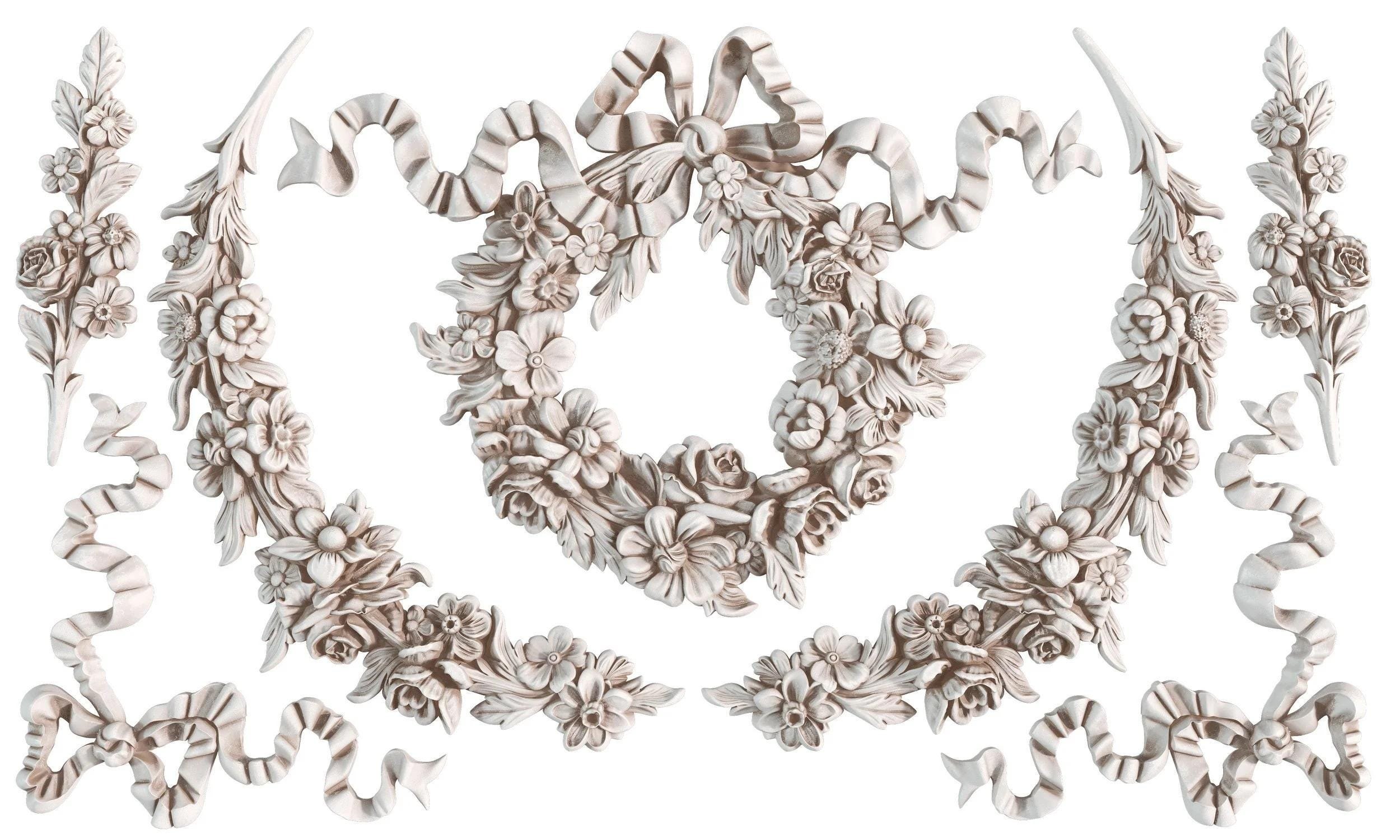 Wreaths & Swags IOD Mould 6 x 10