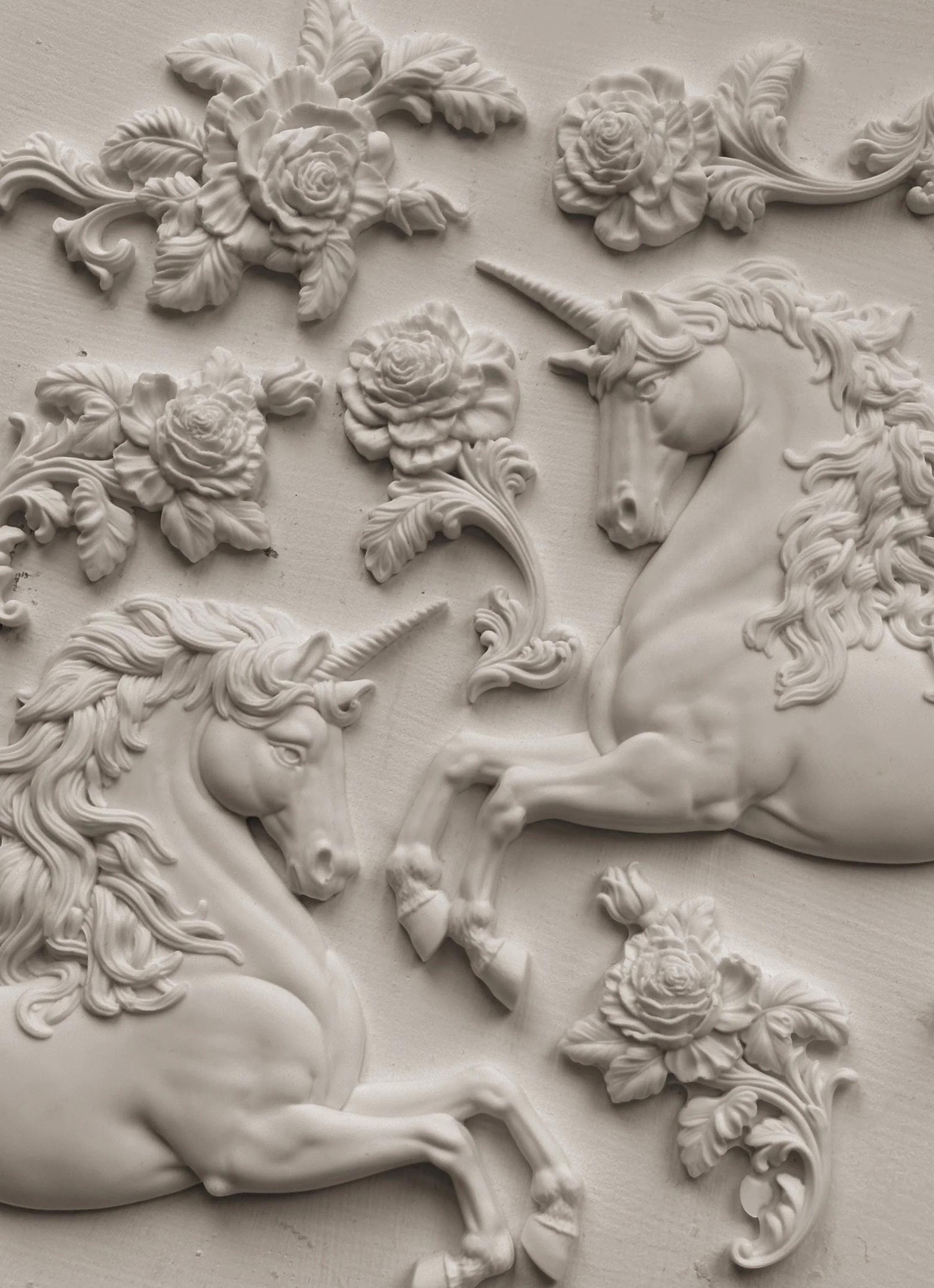 Unicorns IOD Mould 6 x 10