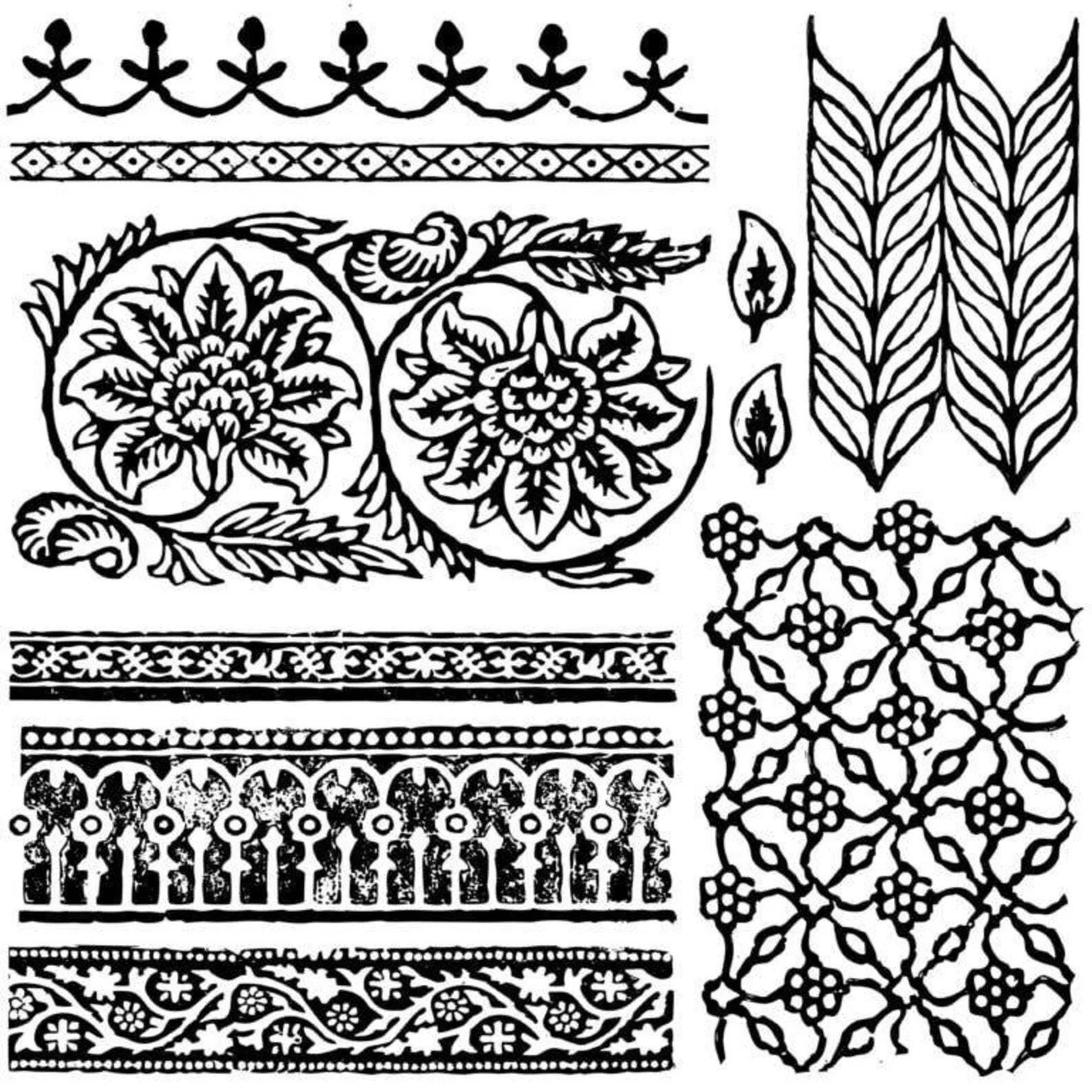 Bohemia IOD Stamp 12 x 12