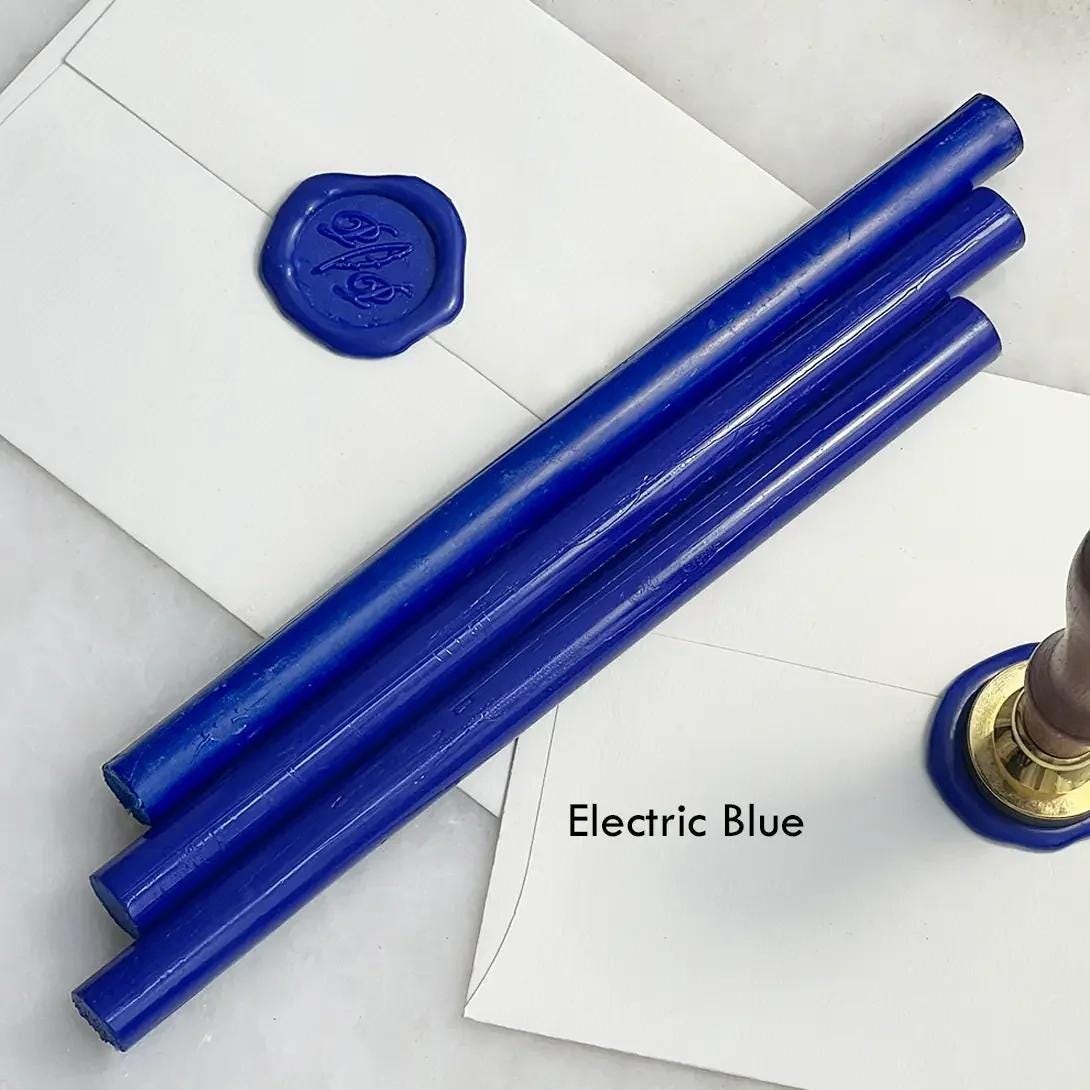French Electric Blue Sealing Wax