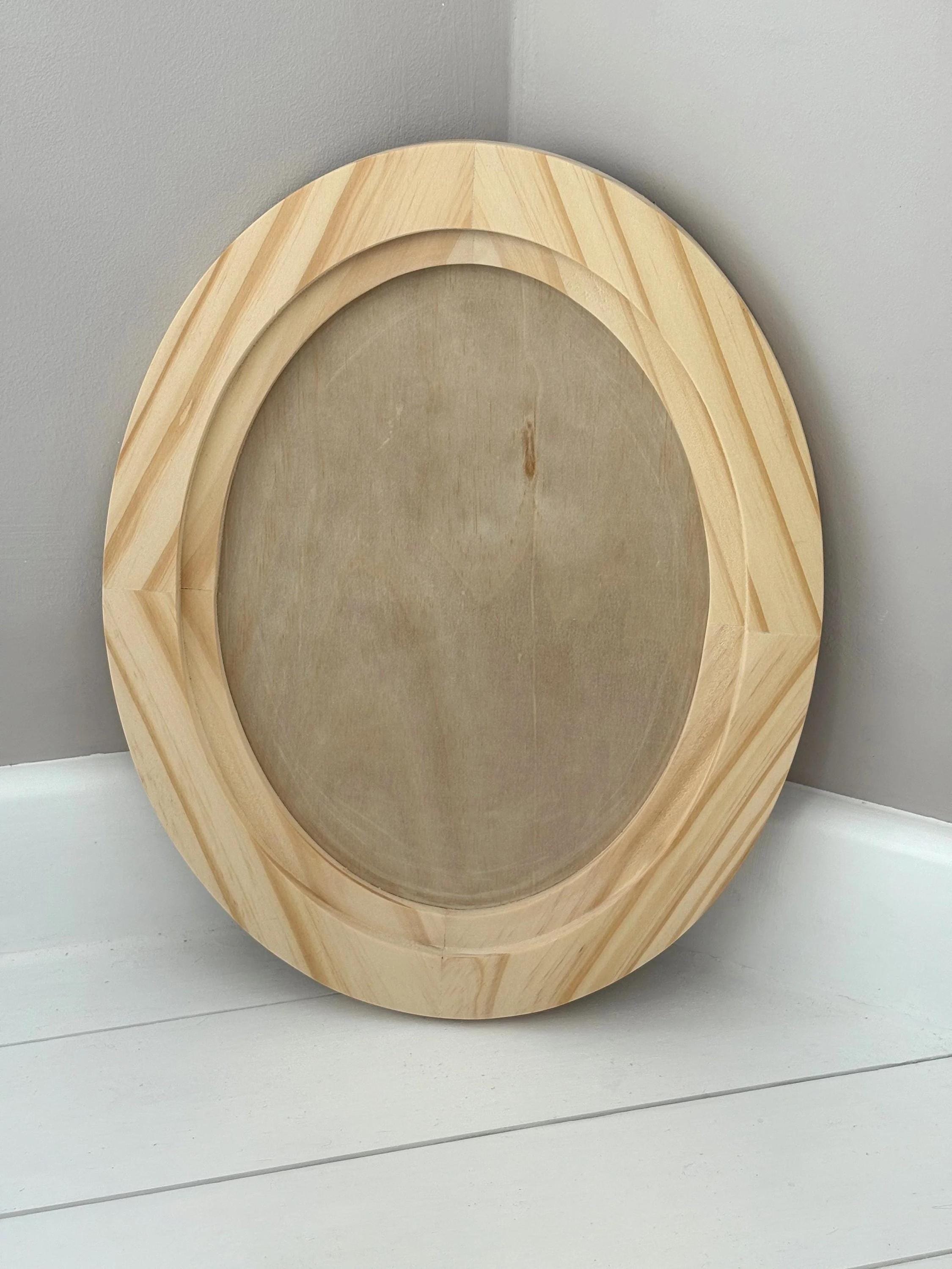 IOD Oval Wood Gallery Blank 8.5 x 10.6