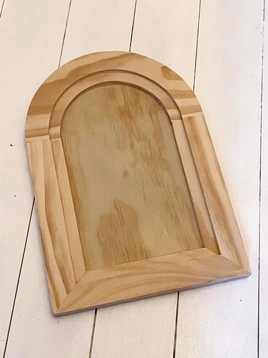 IOD Arched Wood Gallery Blank, 7 x 10