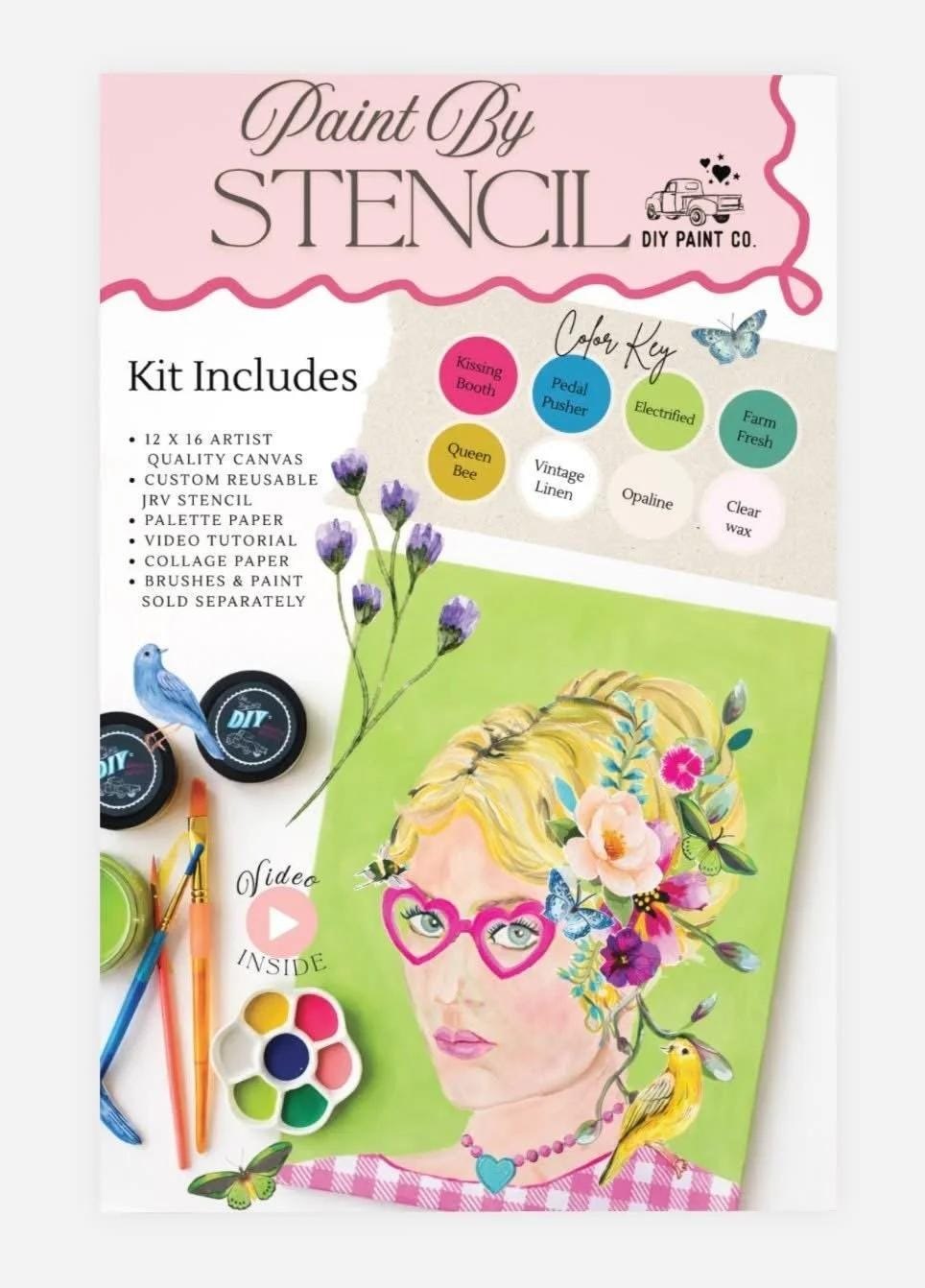 Lady with Glasses Paint Kit