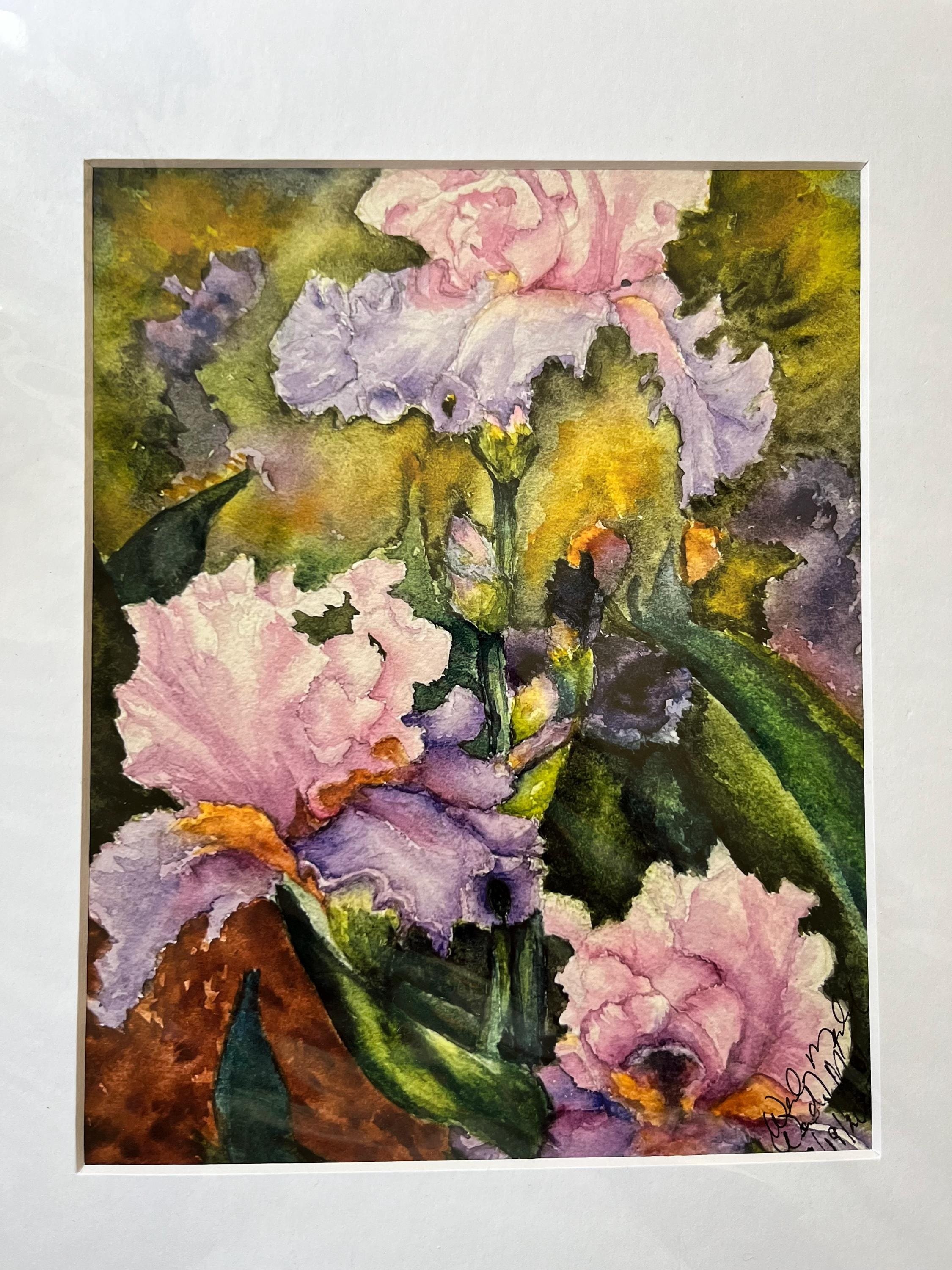 Wild Irises Giclée of an Original Watercolor by Wendy Molinaroli