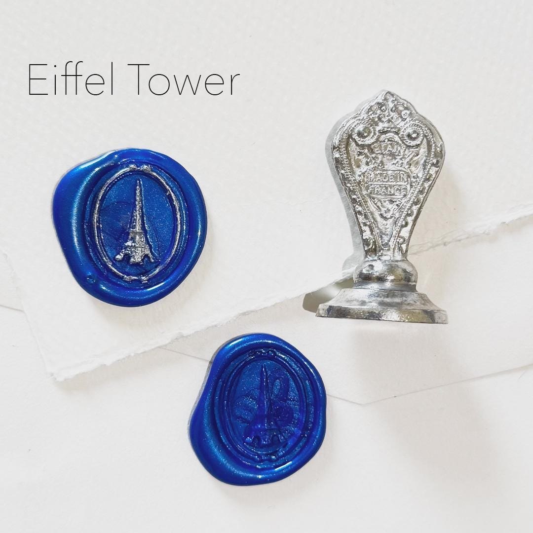 Vintage French Eiffel Tower Wax Seal Potier d'Etain