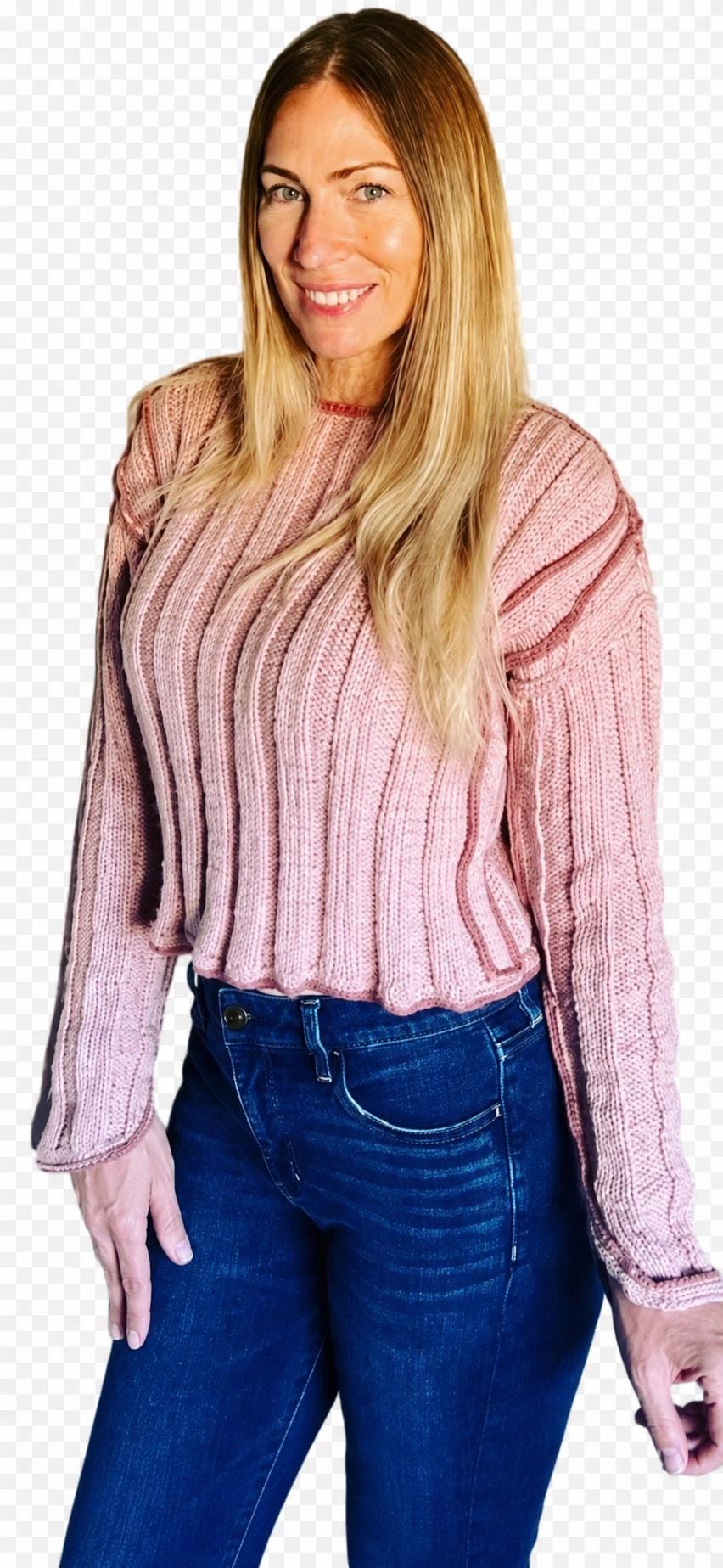 Retro Poor Boy Sweater With A little Bling, view 3