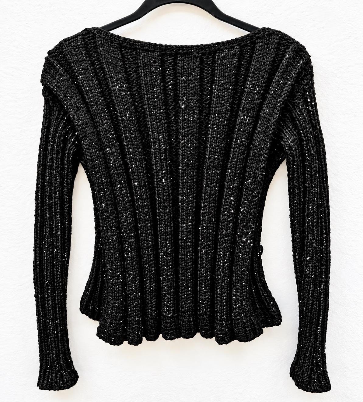 Retro Poor Boy Sweater With A little Bling, view 4