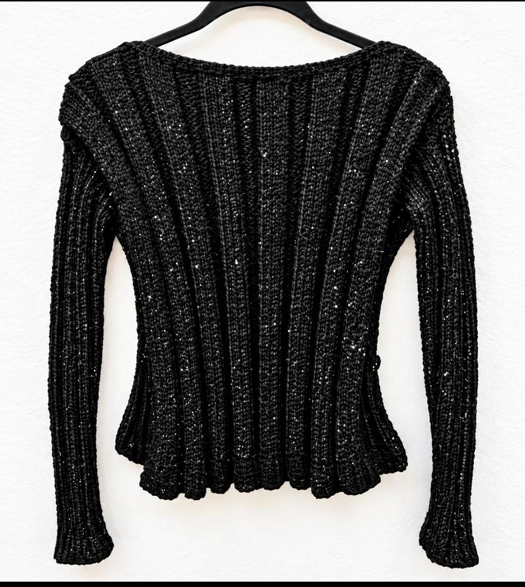 Retro Poor Boy Sweater With A little Bling, view 6