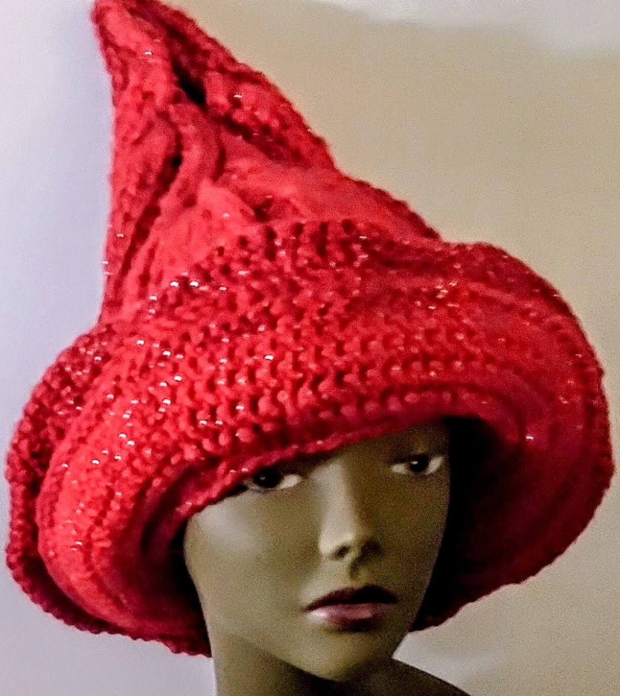 Novelty Wide Brim Cashmere Blend Winter Hat With Bling!!!