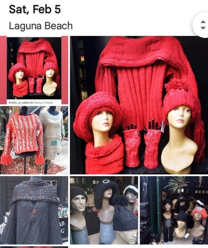 Cashmere Blend Pom Pom Knit Beanie & Versatile Cowl (2 PC), view 9