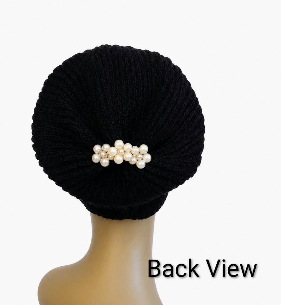 Odyssey Retro Mod Chic Chevron Knit Hat, view 10