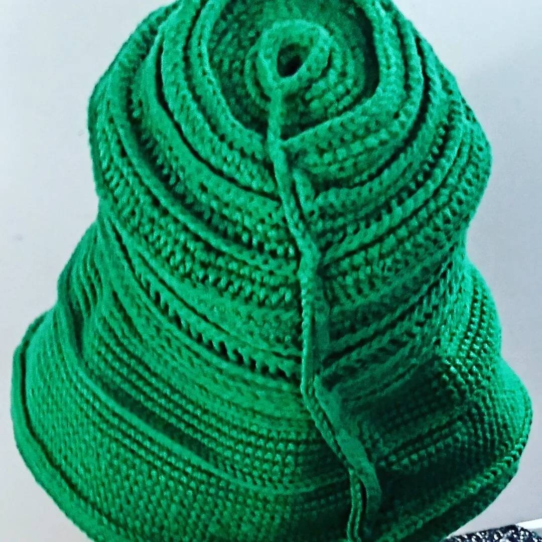 Embossed Crochet Convertible Cloche Hat, view 9