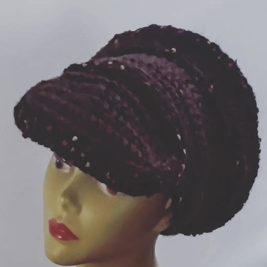 Cashmere Blend Newsboy Cap: Chocolate Brown Knit Hat, view 8