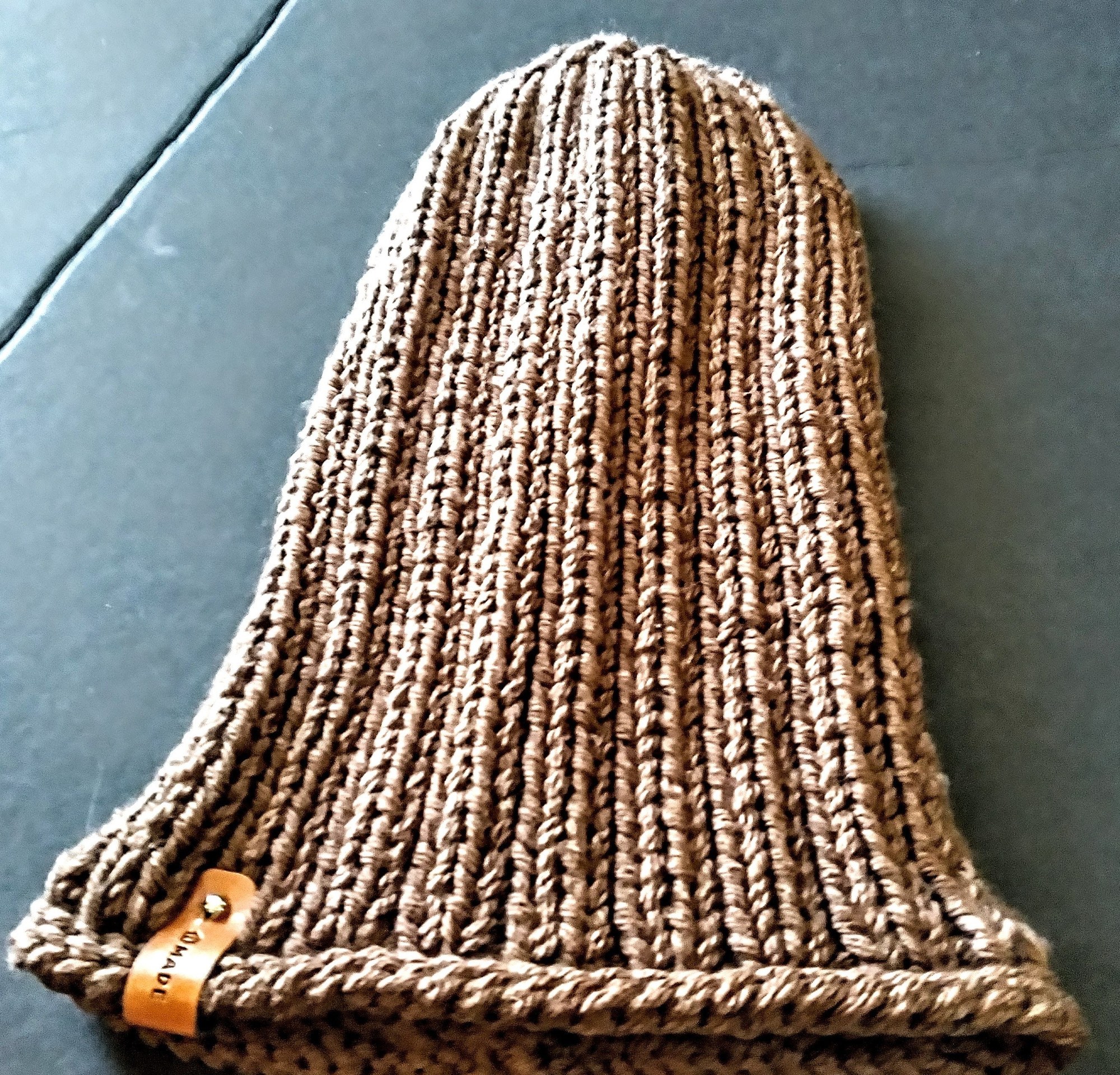 Convertible Beanies With Faux Leather Tags II, view 7