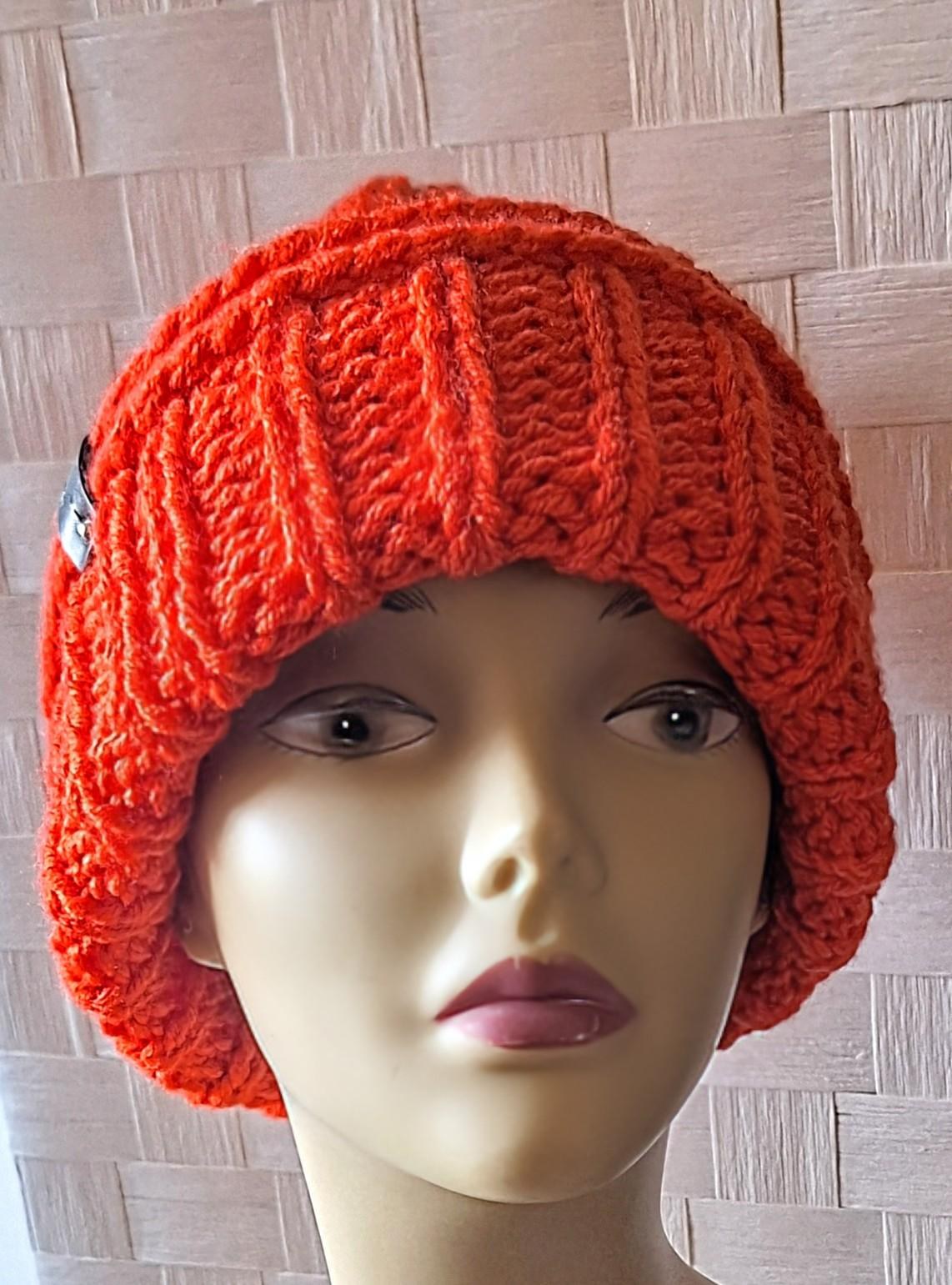Versatile Rib Stitch Beanies With Faux Leather Tag, view 5