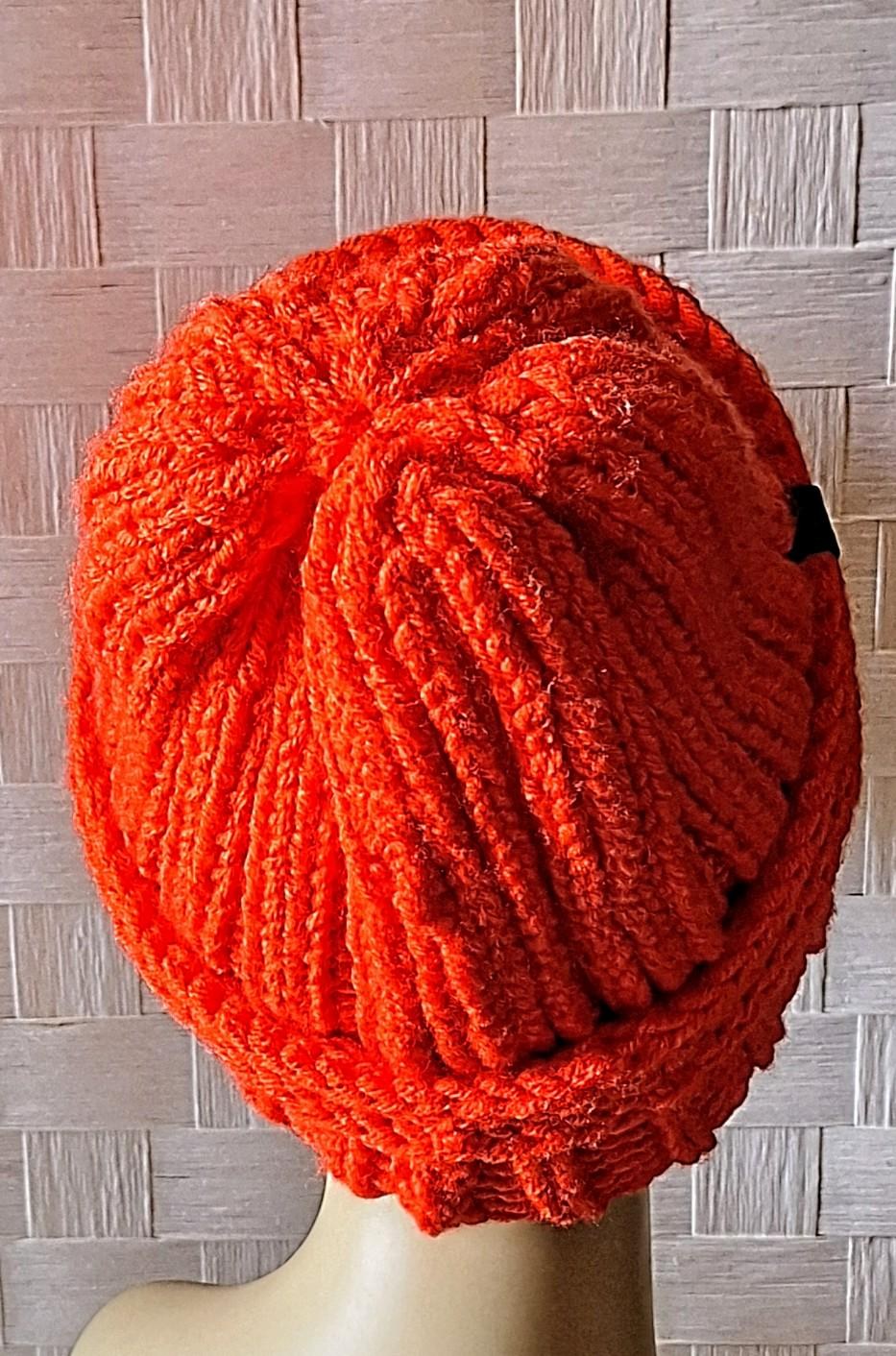 Versatile Rib Stitch Beanies With Faux Leather Tag, view 7