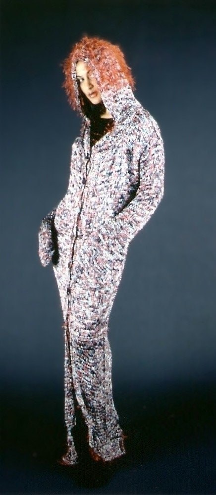 Slink Hooded Maxi Knit Coat, view 2