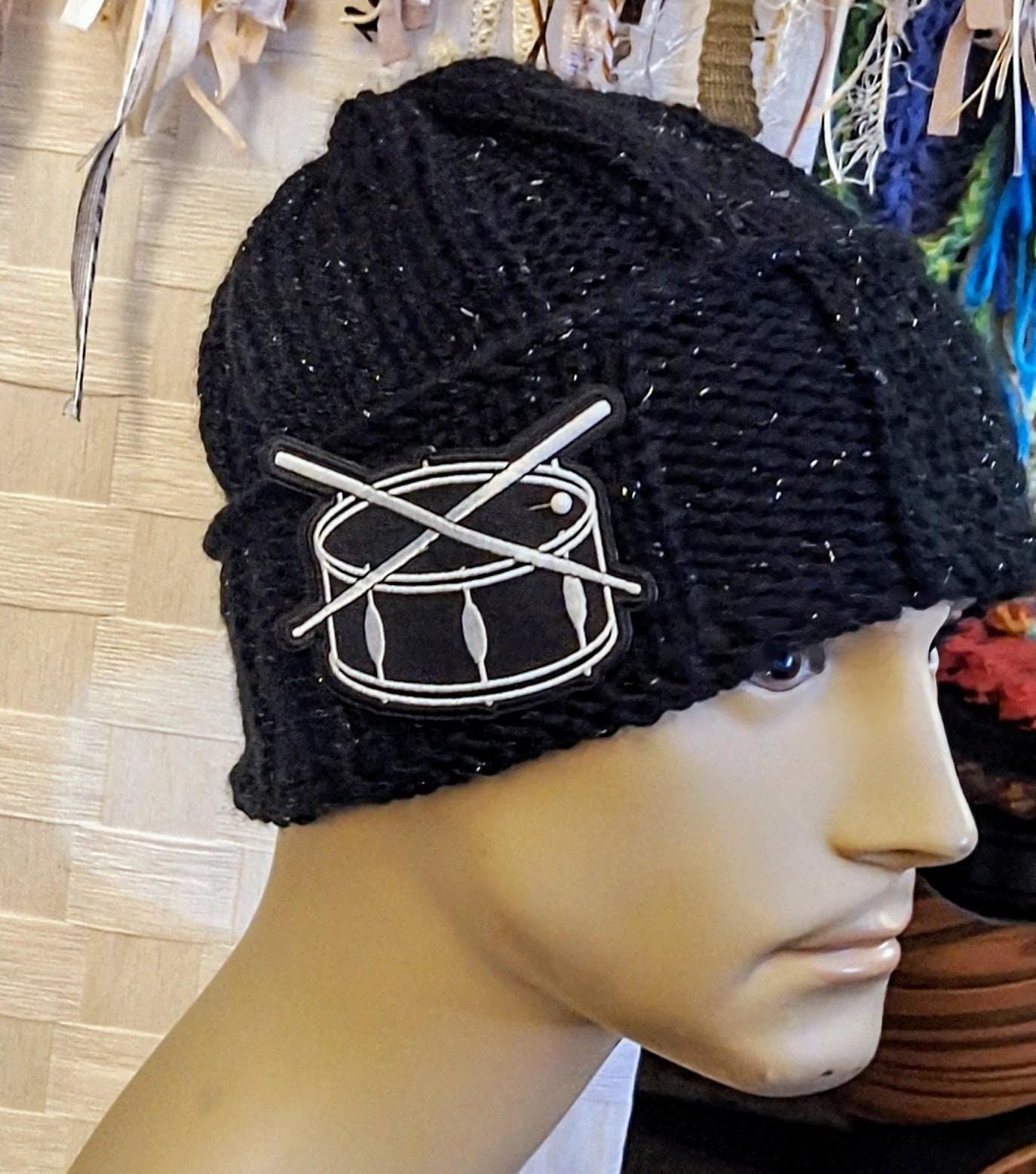 Mens Novelty Cashmere Blend Beanie, view 5