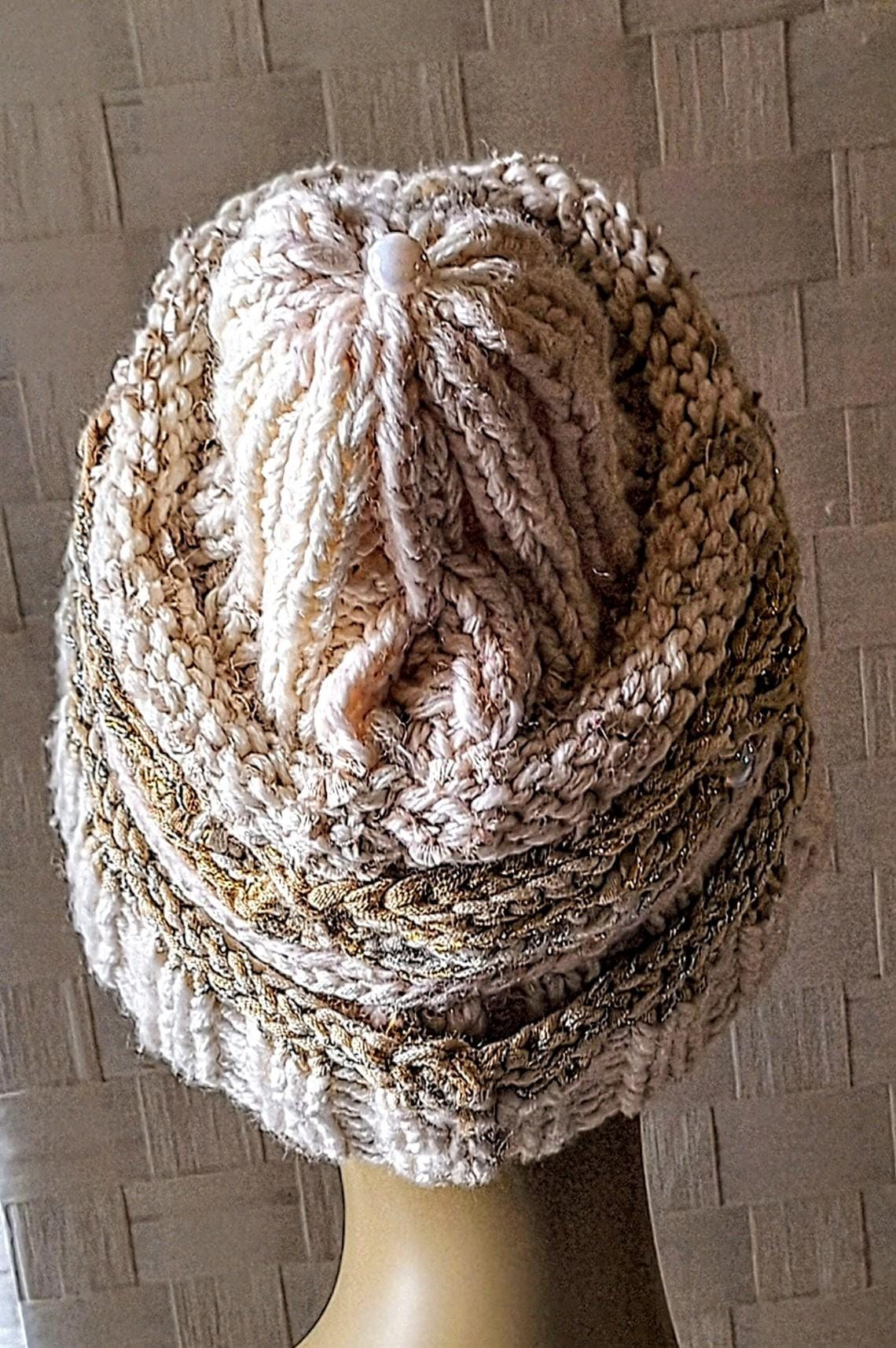 Hand Knit One-Of-A-Kind Beanie, view 10