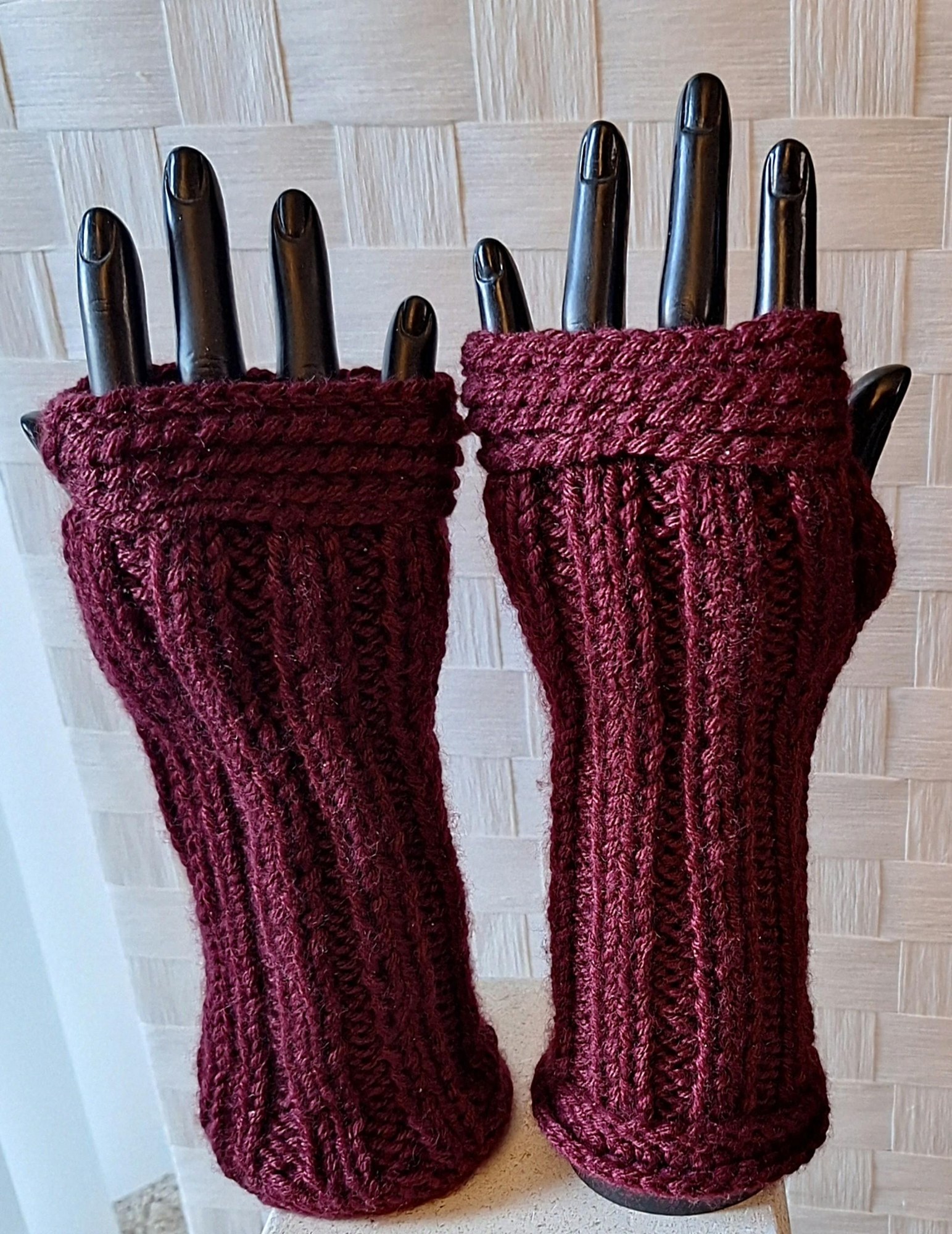 Cashmere Blend Fingerless Gloves