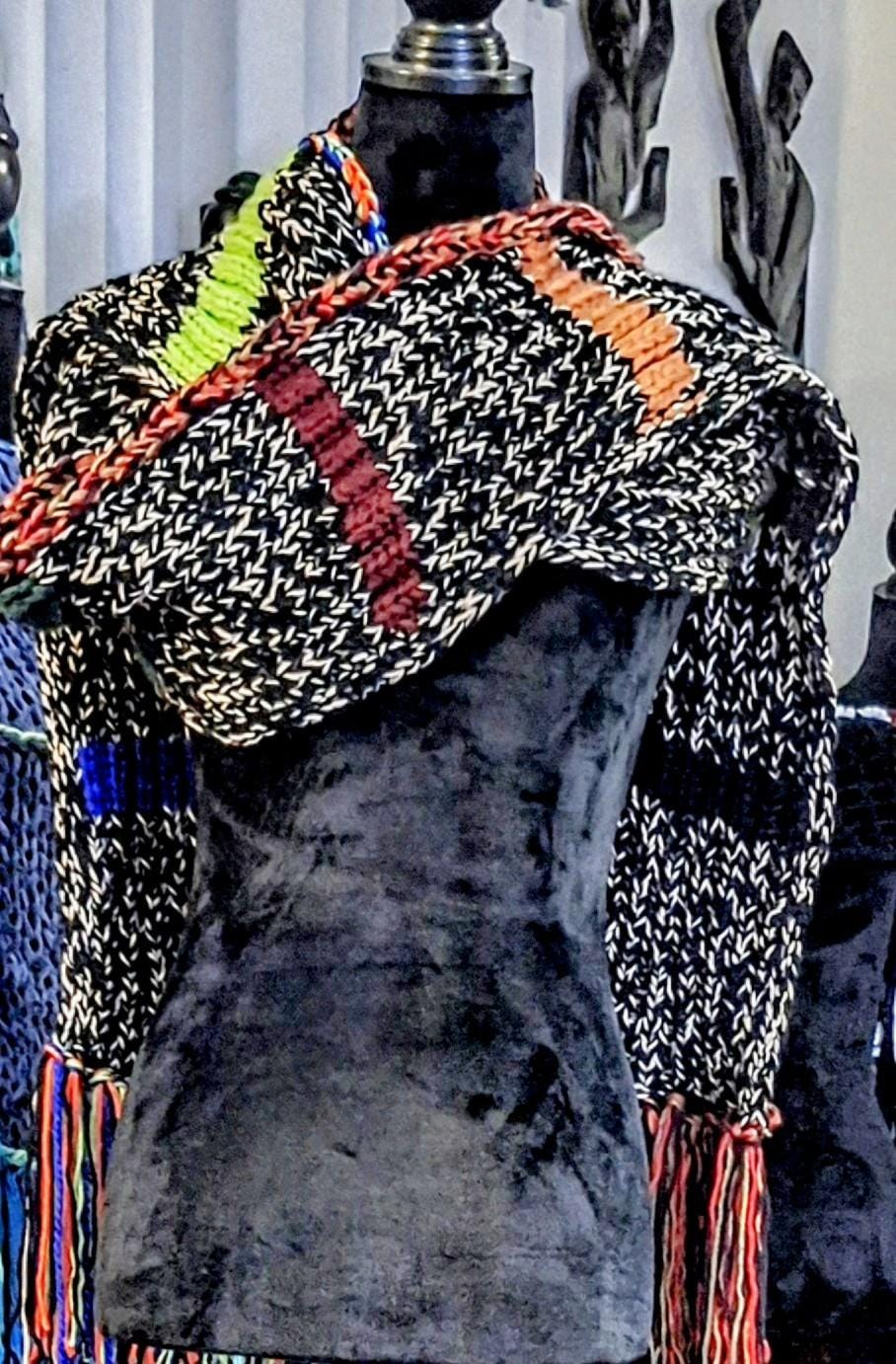 The Cashmere Blend Maxi Scarf, view 6