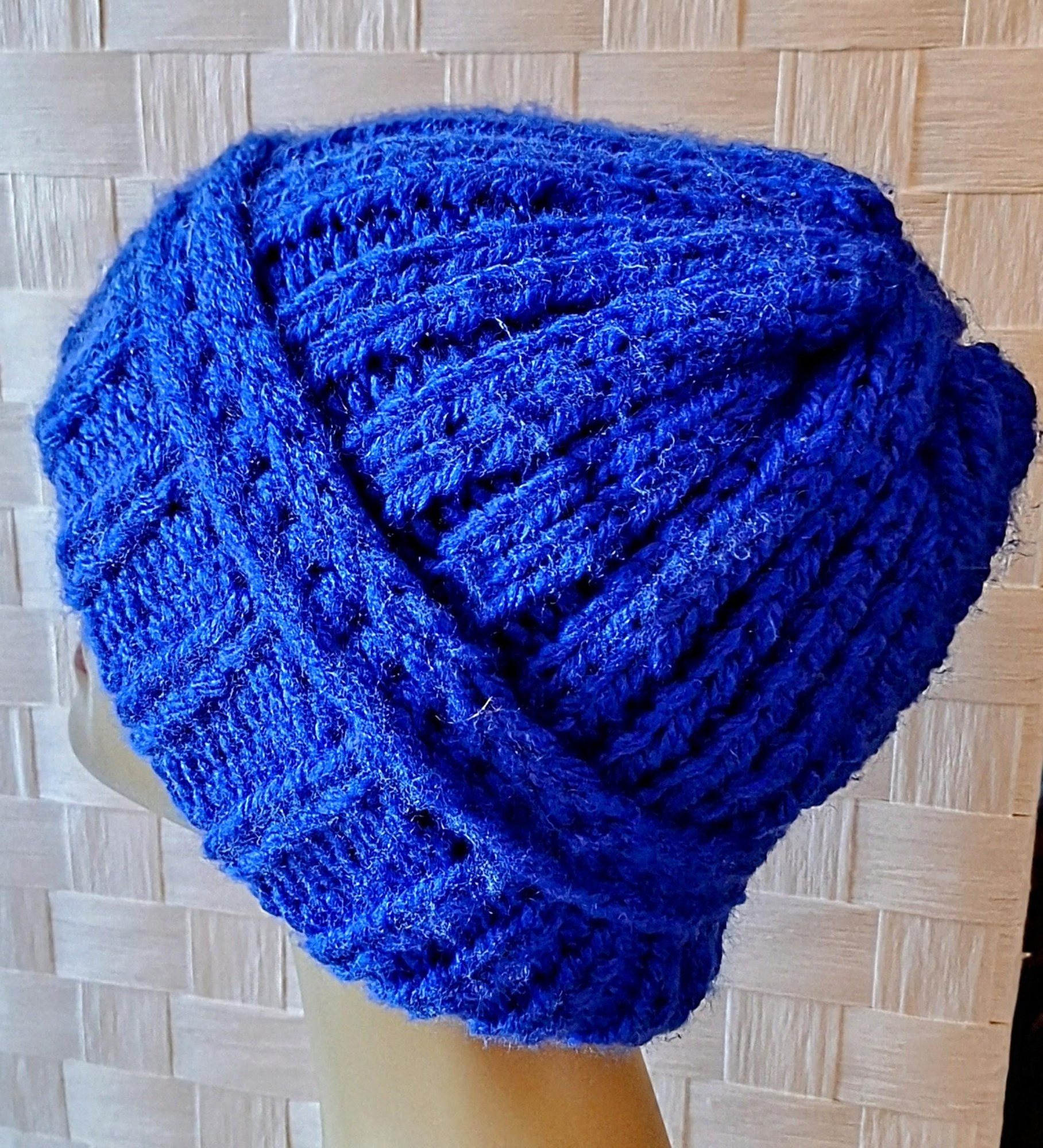 Versatile Rib Stitch Beanies With Faux Leather Tag, view 6