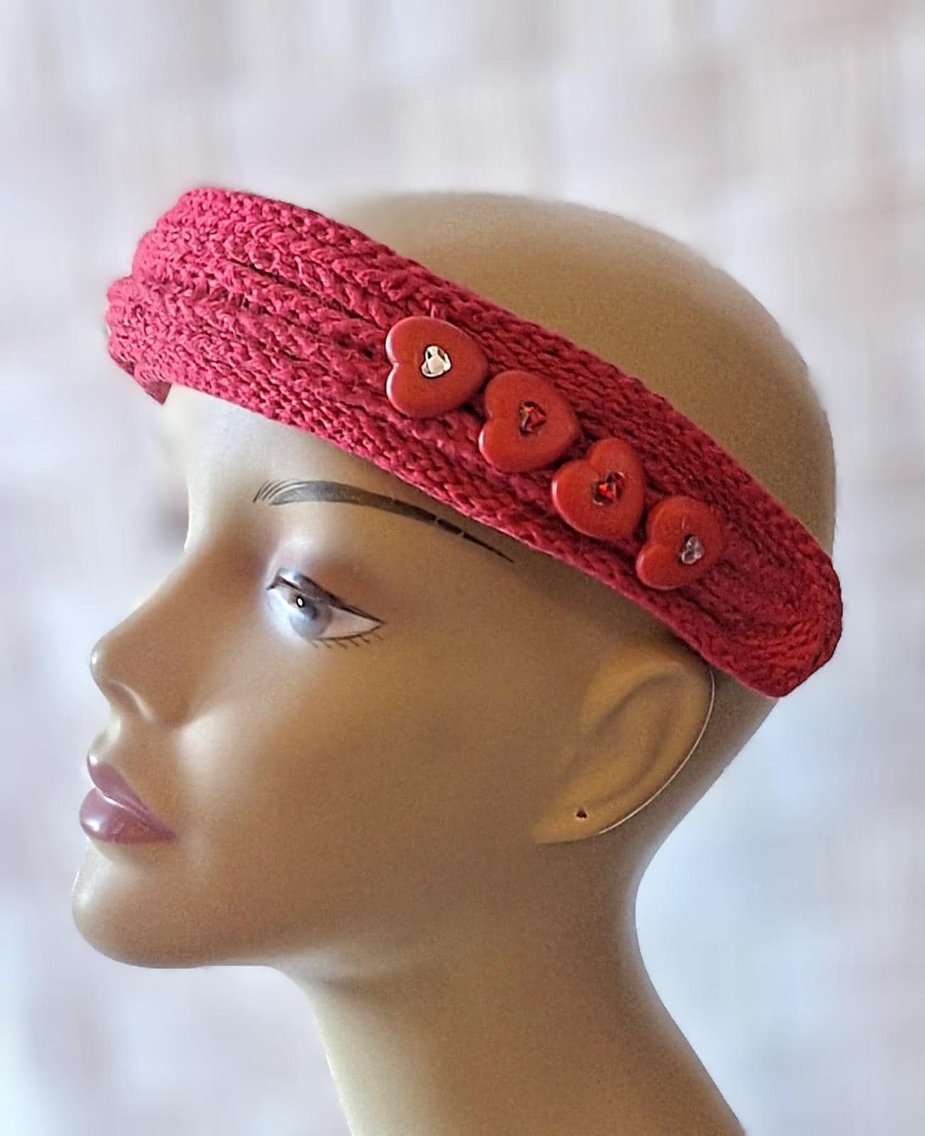 Artisanal Embossed Crochet Headband
