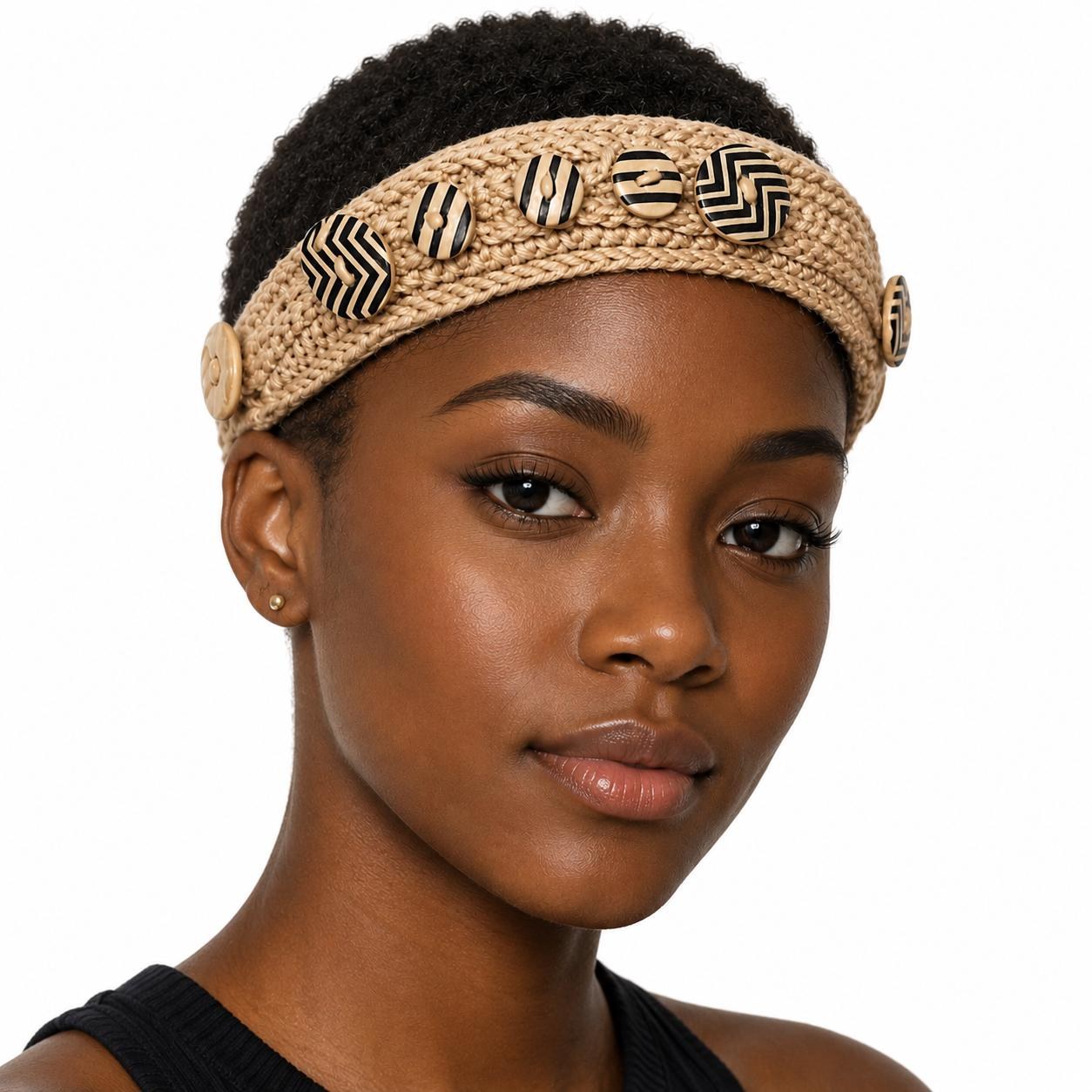 Novelty Crochet Headband, view 5