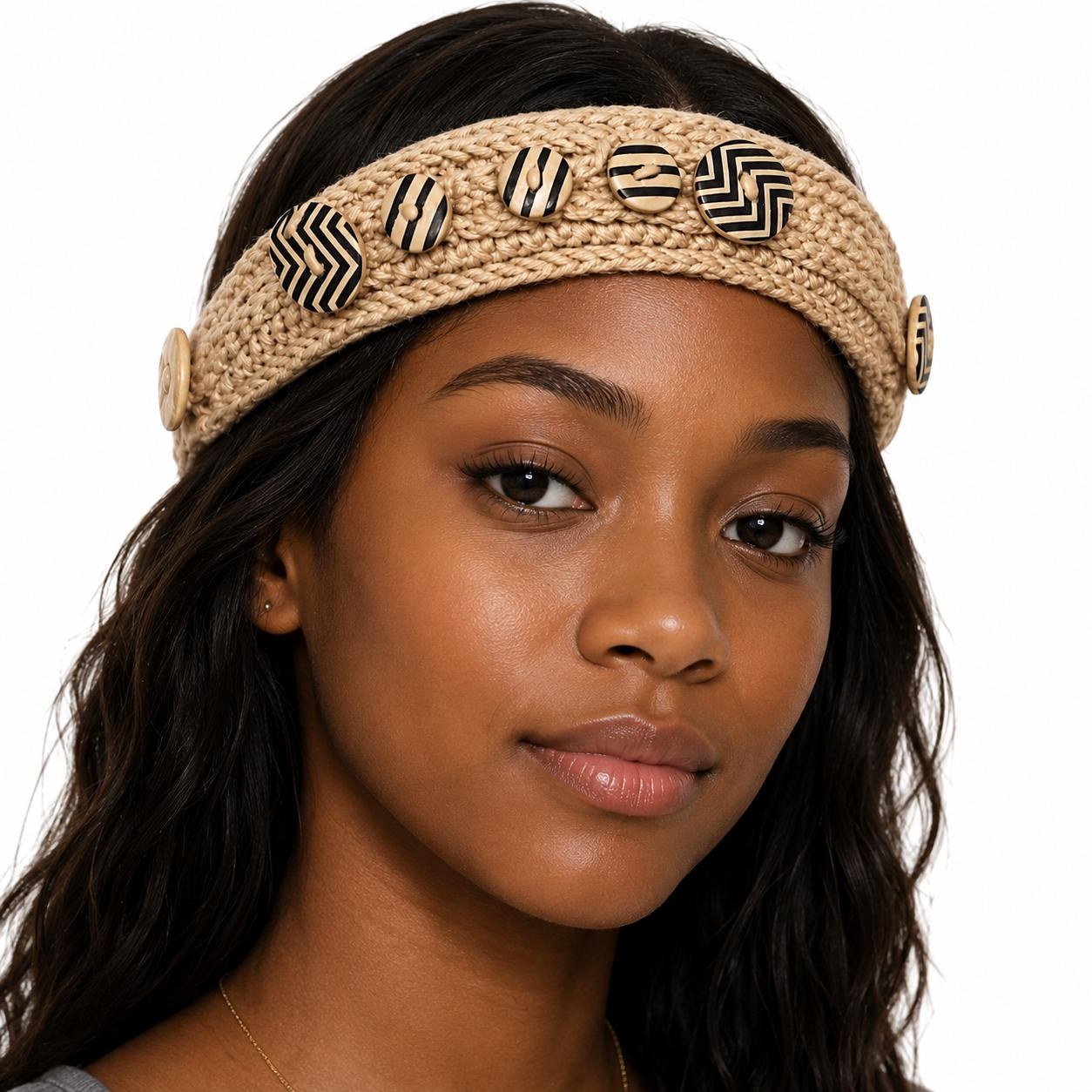 Novelty Crochet Headband, view 7