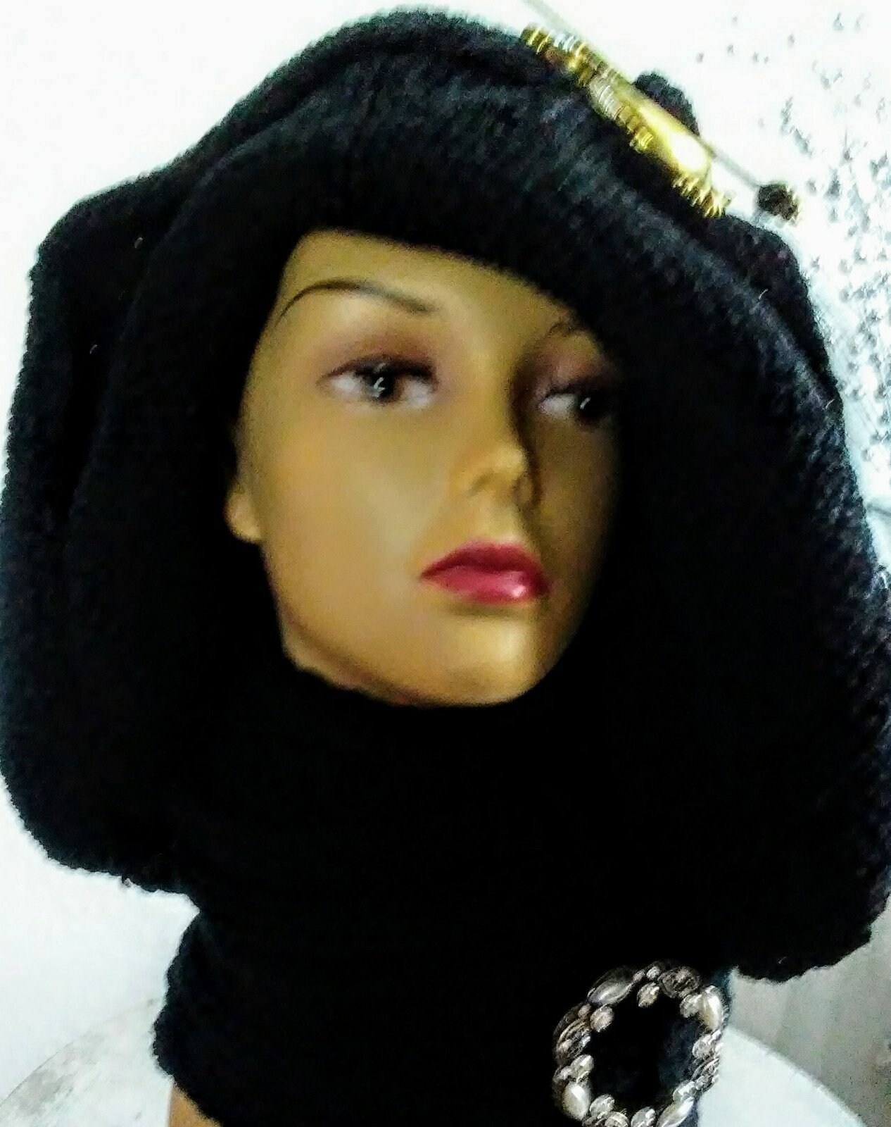 Signature Novelty Versatile Crochet Chenille Hat, view 4