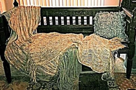 Coastal Elegance Artisan Afghan, view 5