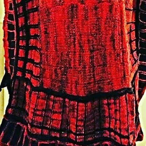 Couture HandKnit Art Deco Poncho, view 3