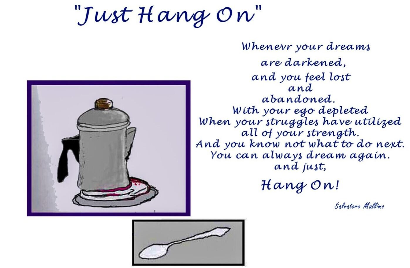 Artwork for Just Hang On by Sal Mallimo