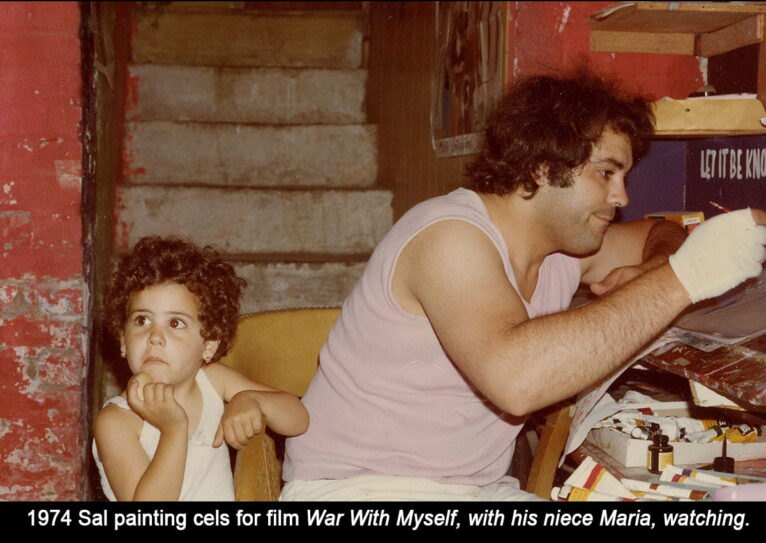 Sal Mallimo with a family member