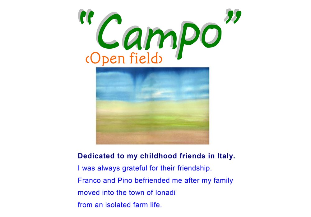 Artwork for CAMPO open field by Sal Mallimo