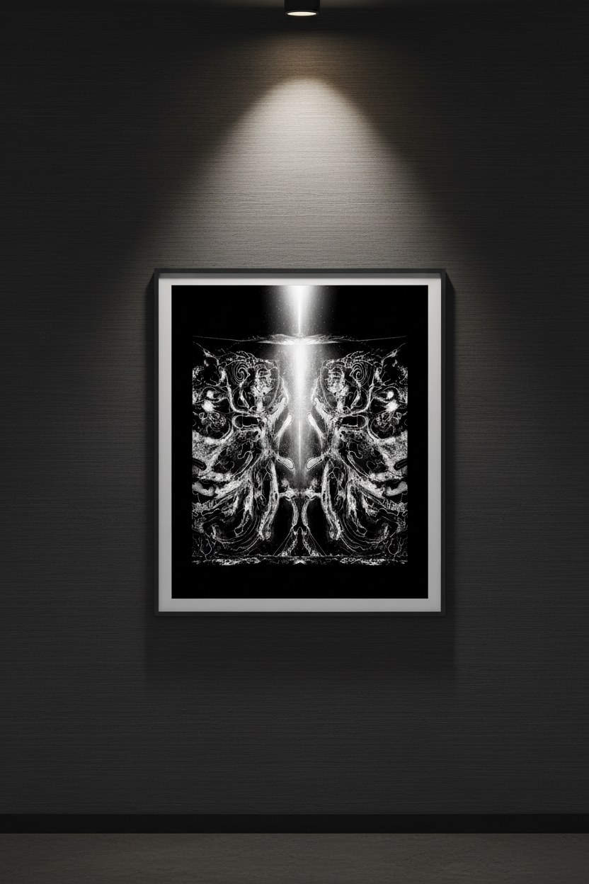Fractured Psychic — Abstract Portrait Digital Art Bundle | Instant Download