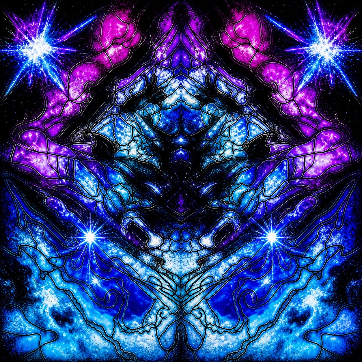 Fractured Psychic — Abstract Portrait Digital Art Bundle | Instant Download