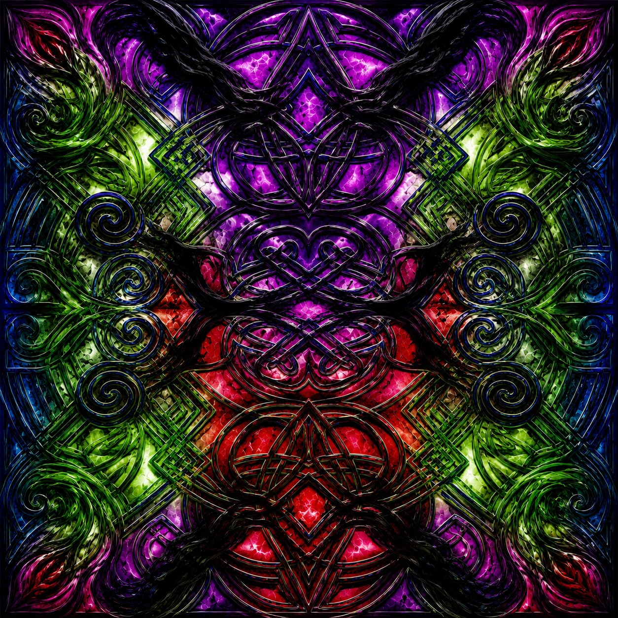 Fractured Psychic — Abstract Portrait Digital Art Bundle | Instant Download