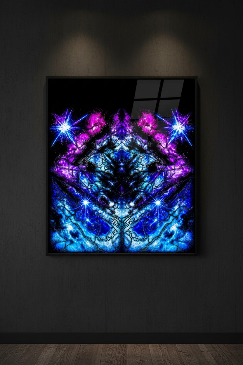 Fractured Psychic — Abstract Portrait Digital Art Bundle | Instant Download