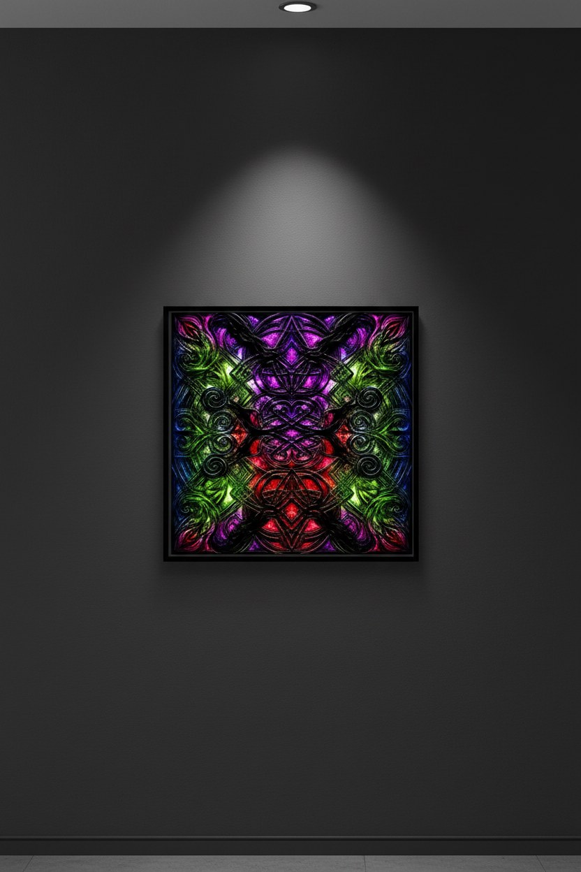Fractured Psychic — Abstract Portrait Digital Art Bundle | Instant Download